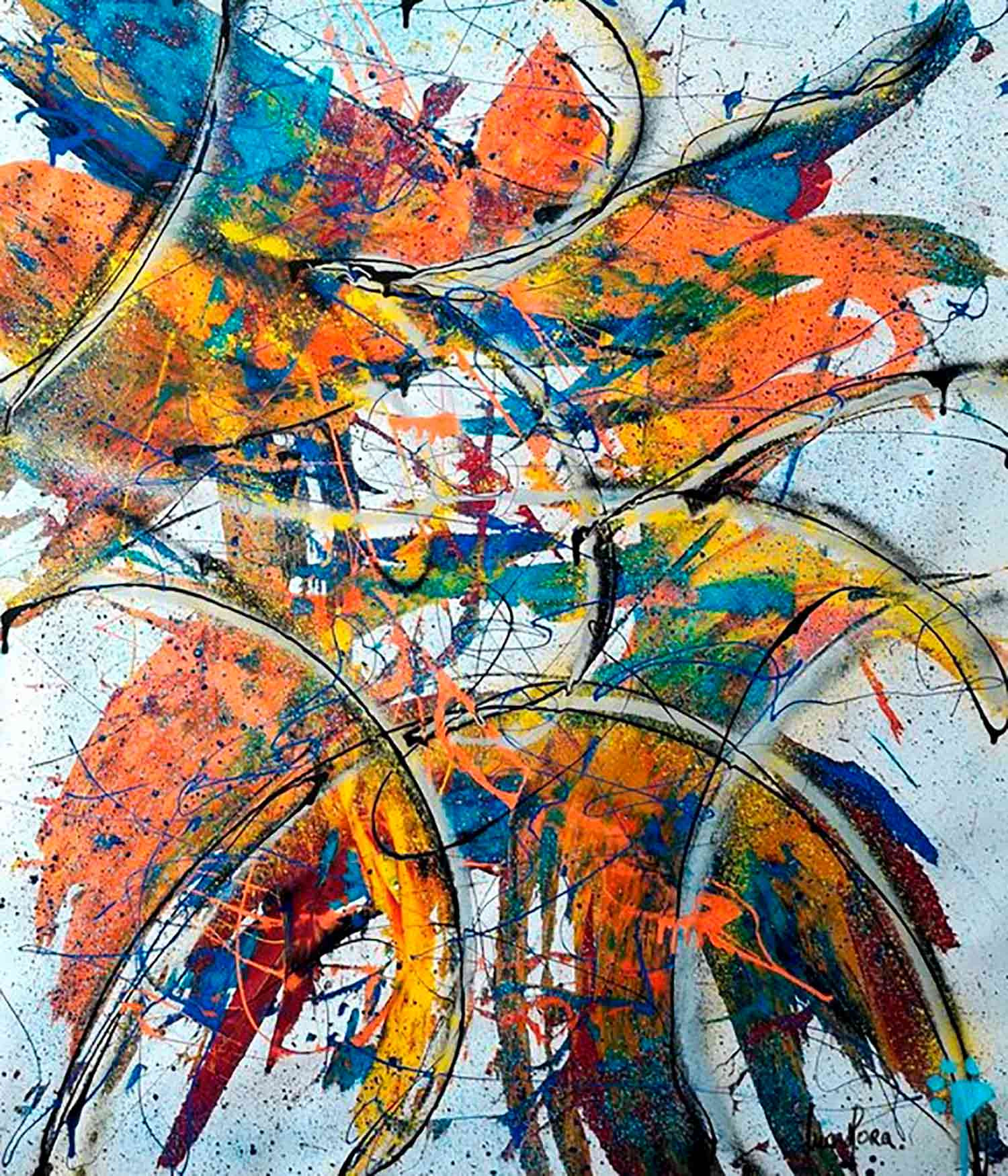 Luc Mora, Hudson Manhattan 1524, peinture - Galerie de vente et d’achat d’art contemporain en ligne Artalistic