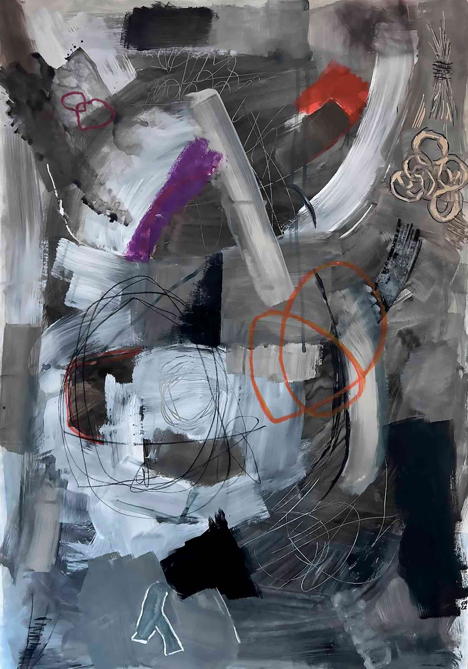 Erik Arsène, Fox, peinture - Galerie de vente et d’achat d’art contemporain en ligne Artalistic