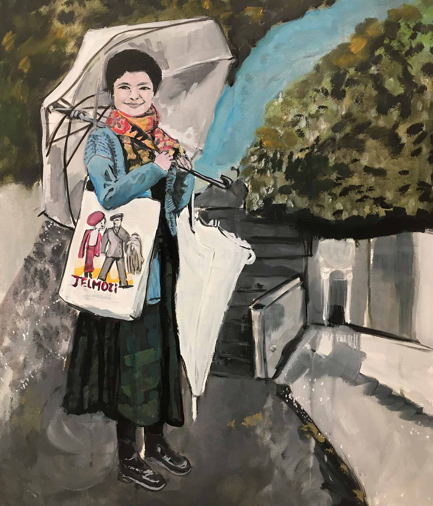 Aliénor de Cellès, Yoko, peinture - Galerie de vente et d’achat d’art contemporain en ligne Artalistic