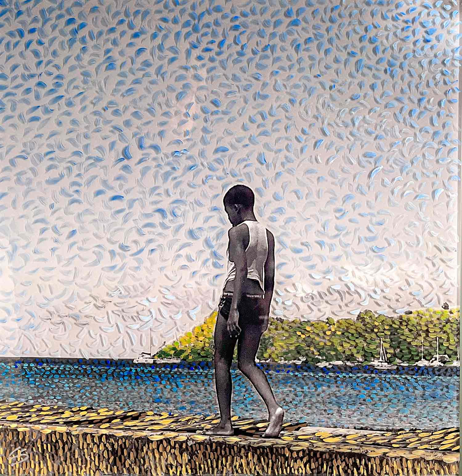 Catherine Szpira, Sainte-Lucie, peinture - Galerie de vente et d’achat d’art contemporain en ligne Artalistic