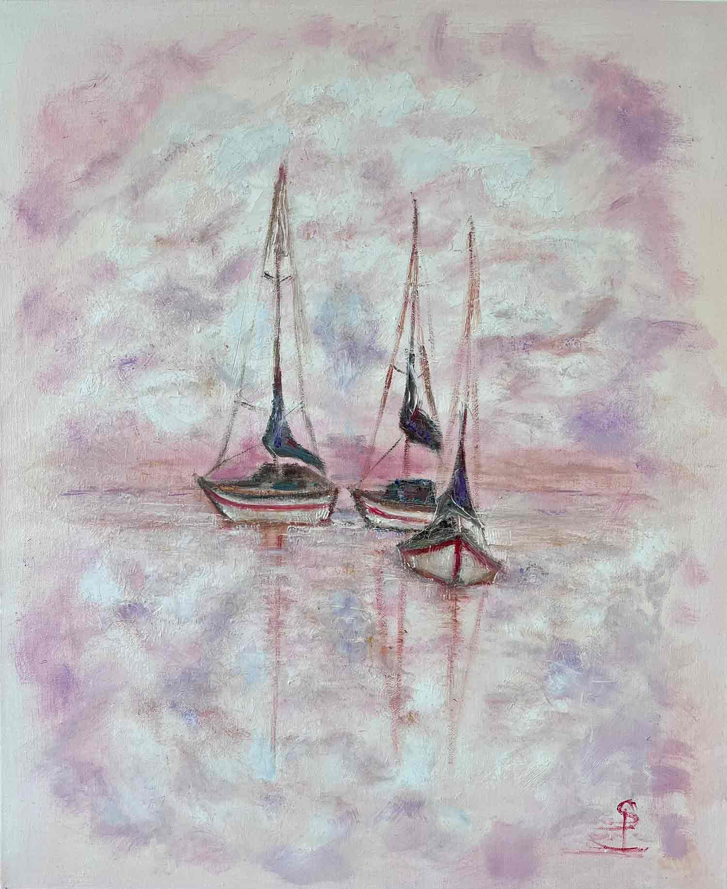 Sylvie Pulur, Plénitude, peinture - Galerie de vente et d’achat d’art contemporain en ligne Artalistic