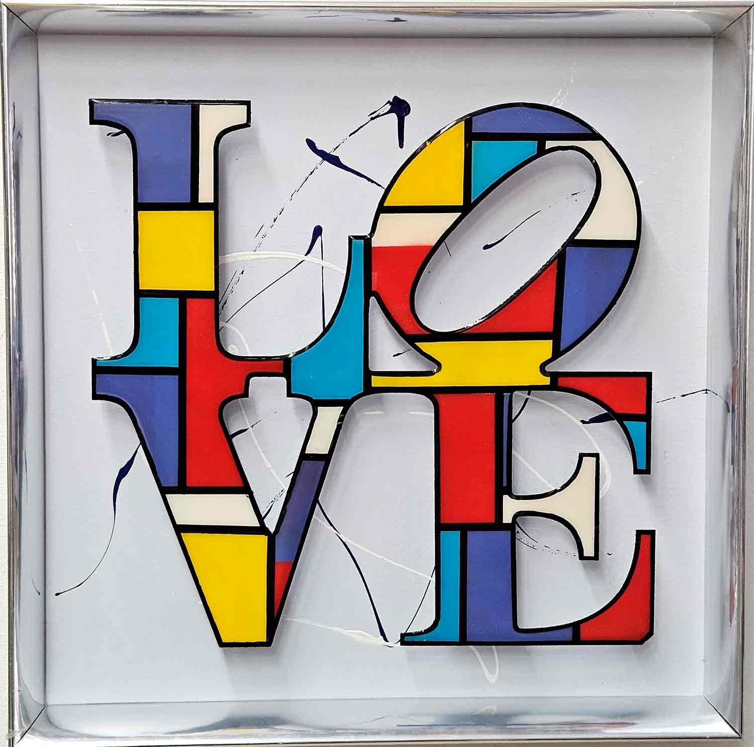 Shelby, Love tribu Mondrian, peinture - Galerie de vente et d’achat d’art contemporain en ligne Artalistic
