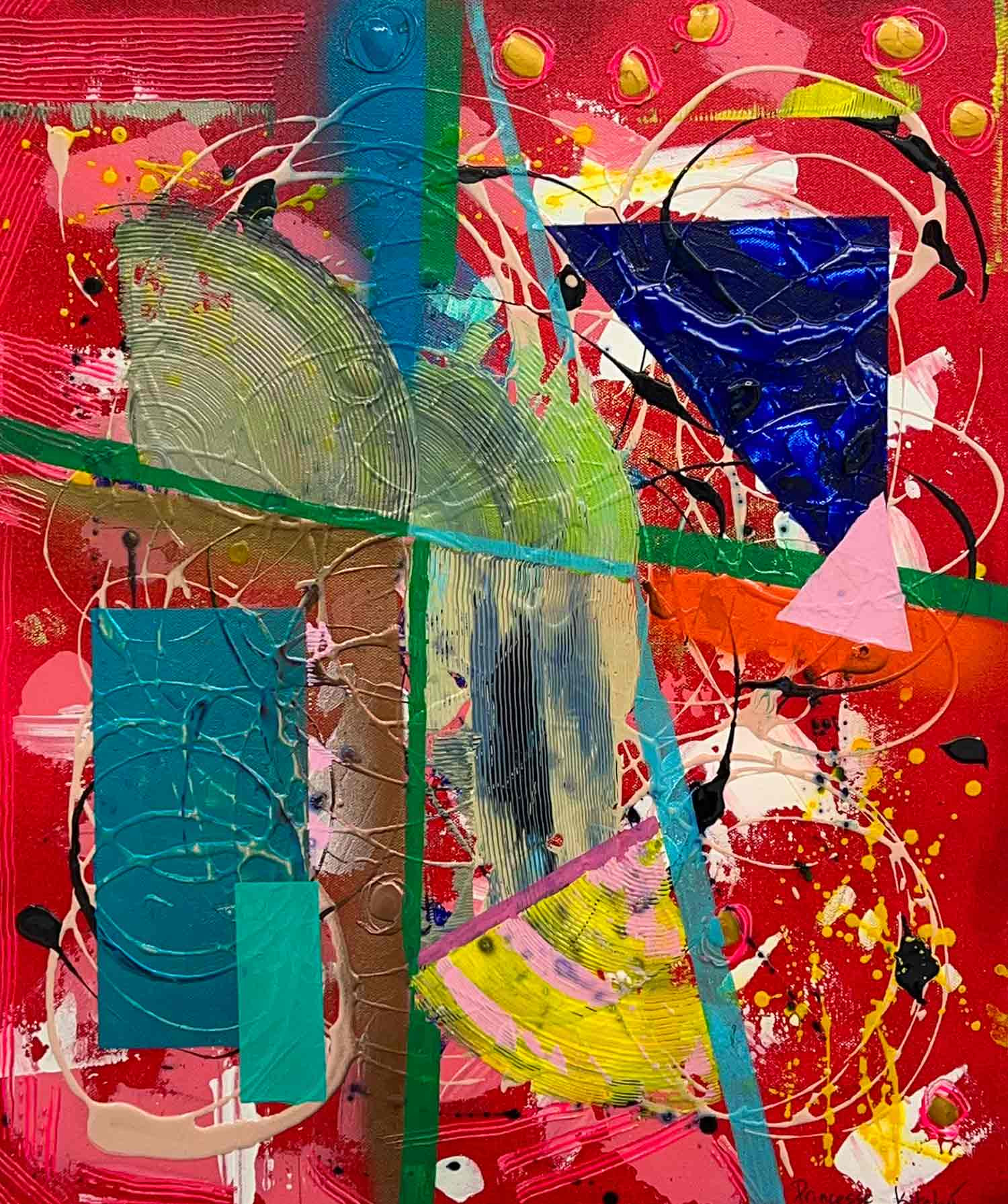 Princesse Kitchu, Pulse, peinture - Galerie de vente et d’achat d’art contemporain en ligne Artalistic