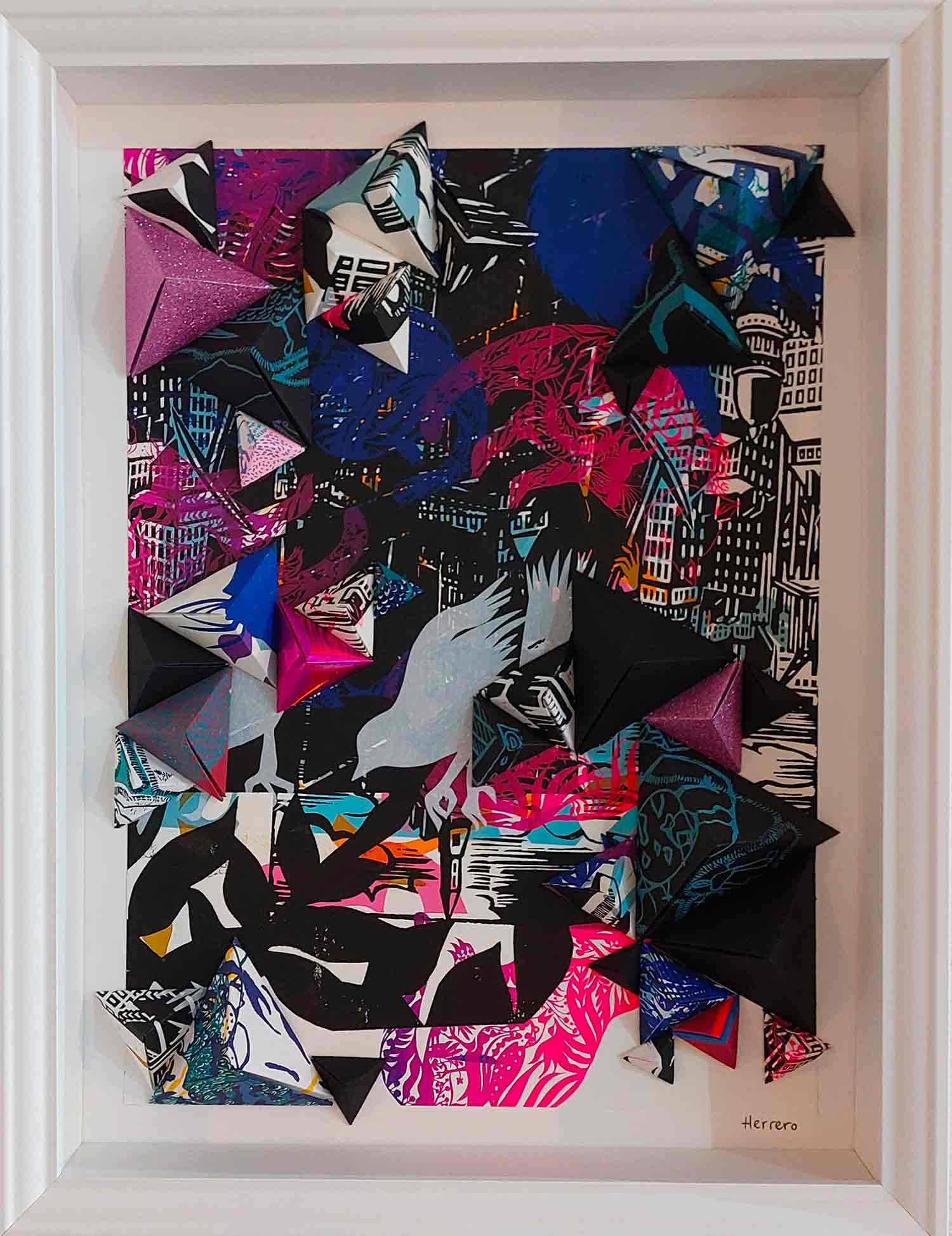 Herrero, Origami, peinture - Galerie de vente et d’achat d’art contemporain en ligne Artalistic
