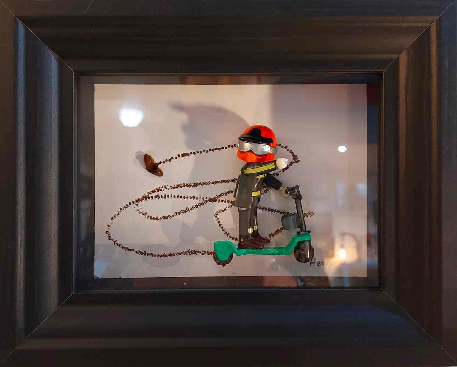 Herrero, Playmofuck trottinette, peinture - Galerie de vente et d’achat d’art contemporain en ligne Artalistic