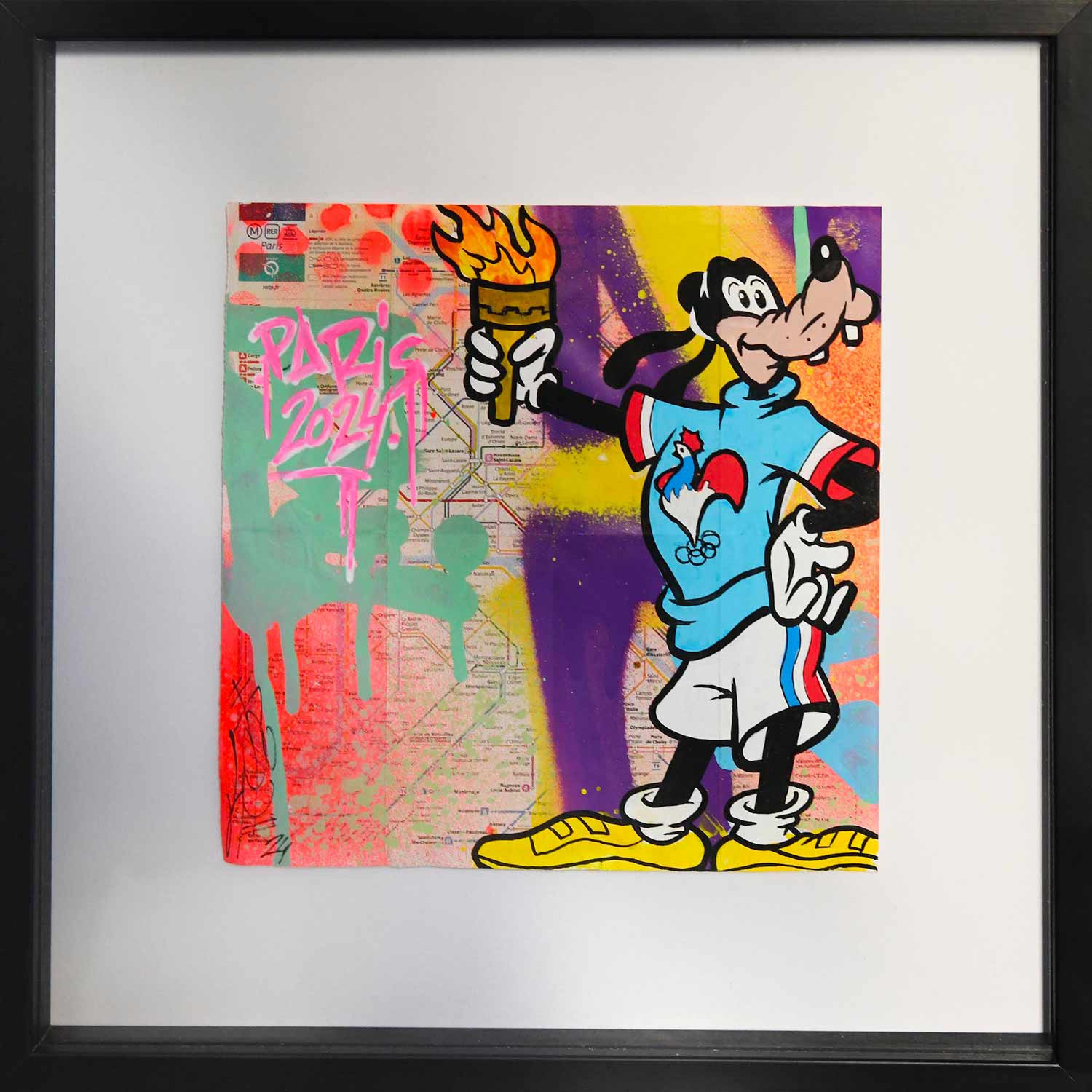 Fat, Dingo flamme, peinture - Galerie de vente et d’achat d’art contemporain en ligne Artalistic