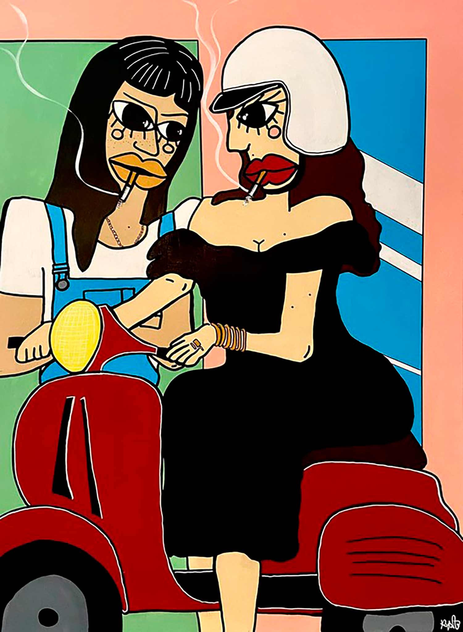 Pepita, Nanas, peinture - Galerie de vente et d’achat d’art contemporain en ligne Artalistic