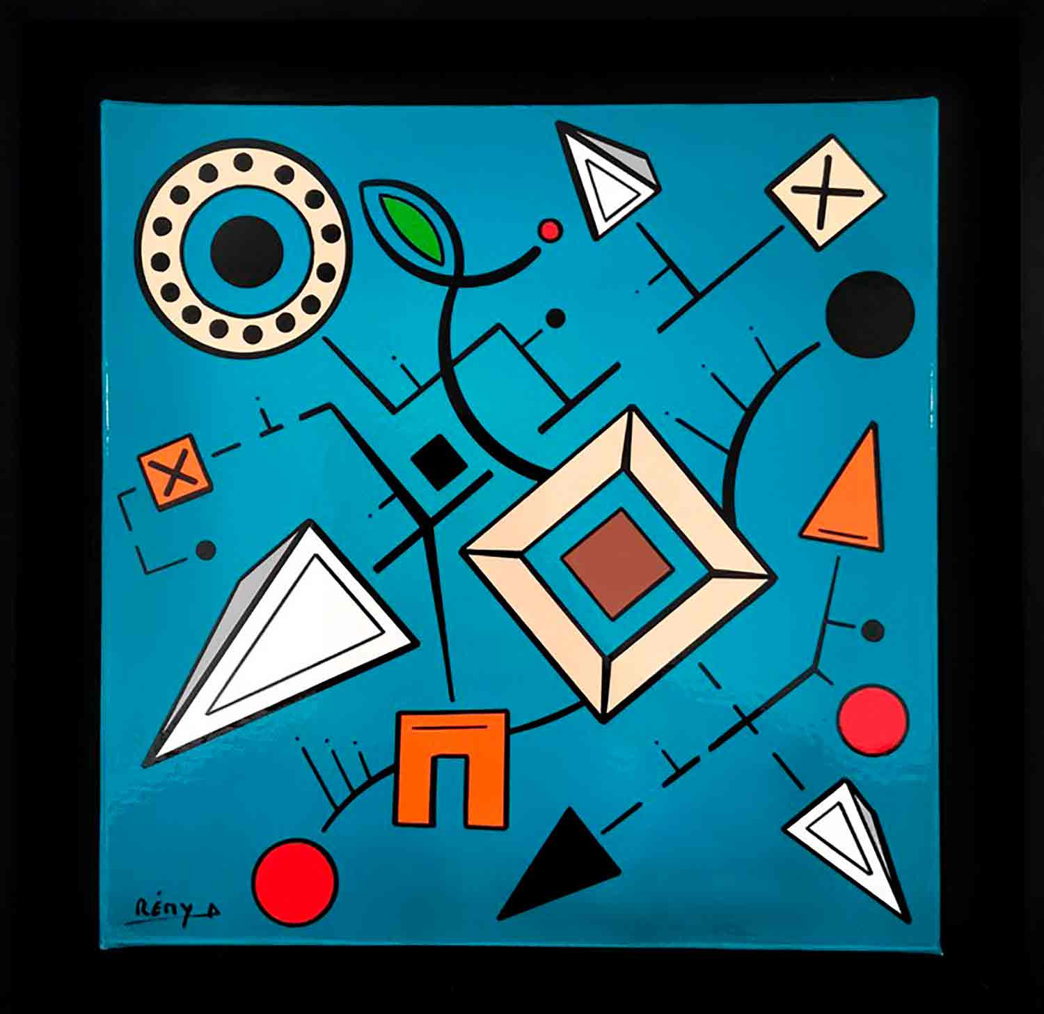 Remy Demestre, Salvador, peinture - Galerie de vente et d’achat d’art contemporain en ligne Artalistic