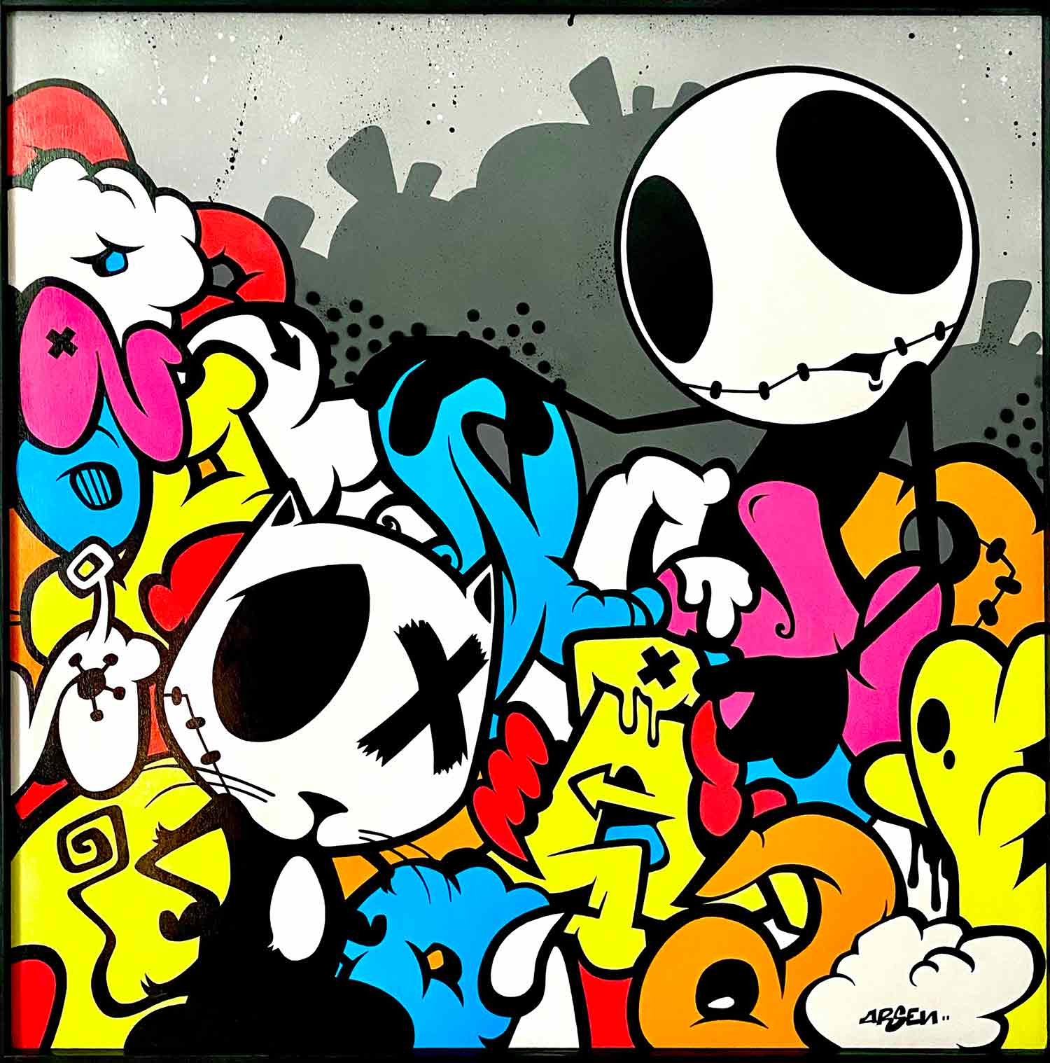 Arsen, typograffik, peinture - Galerie de vente et d’achat d’art contemporain en ligne Artalistic