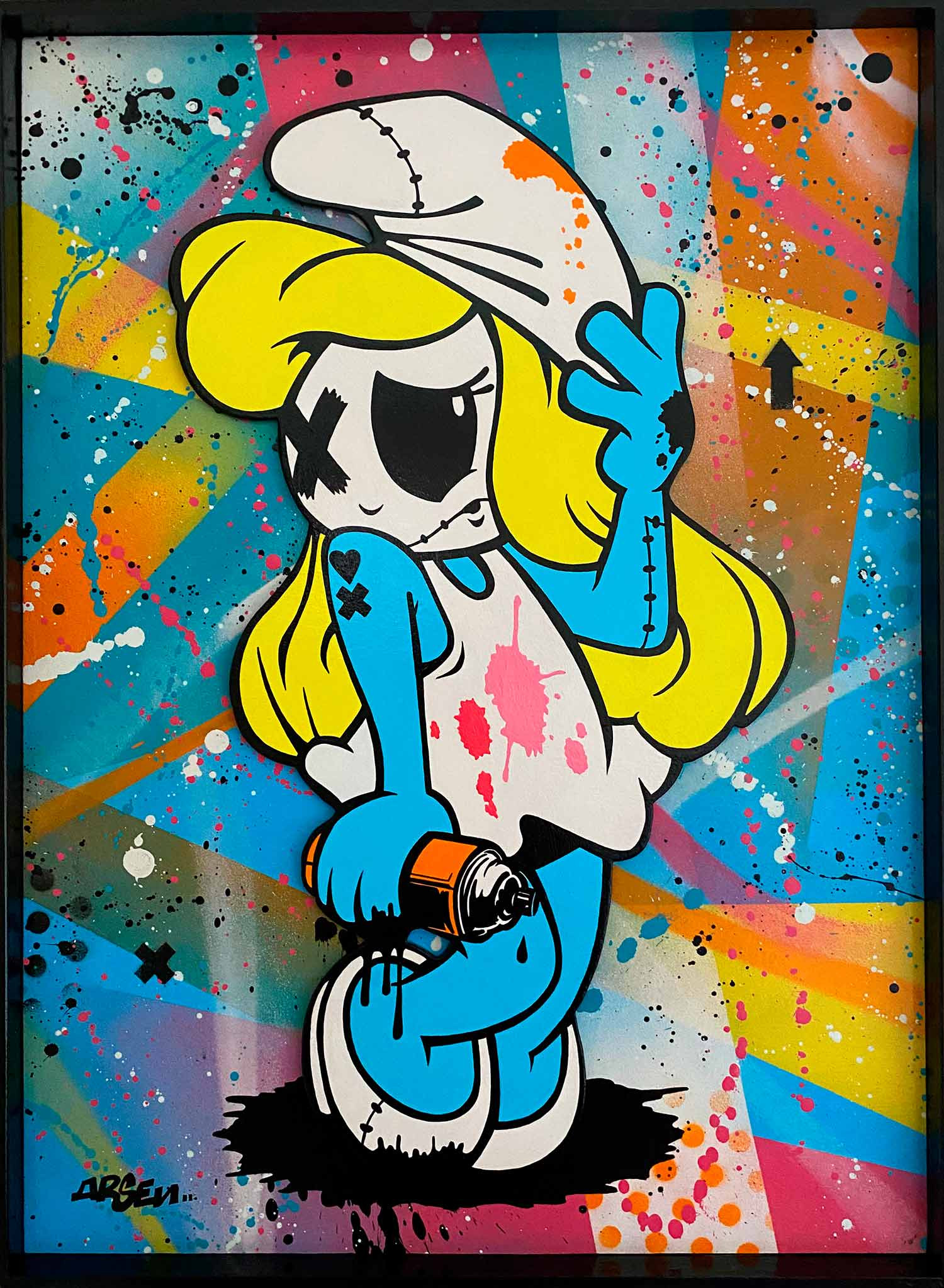 Arsen, Eklaboussante, peinture - Galerie de vente et d’achat d’art contemporain en ligne Artalistic