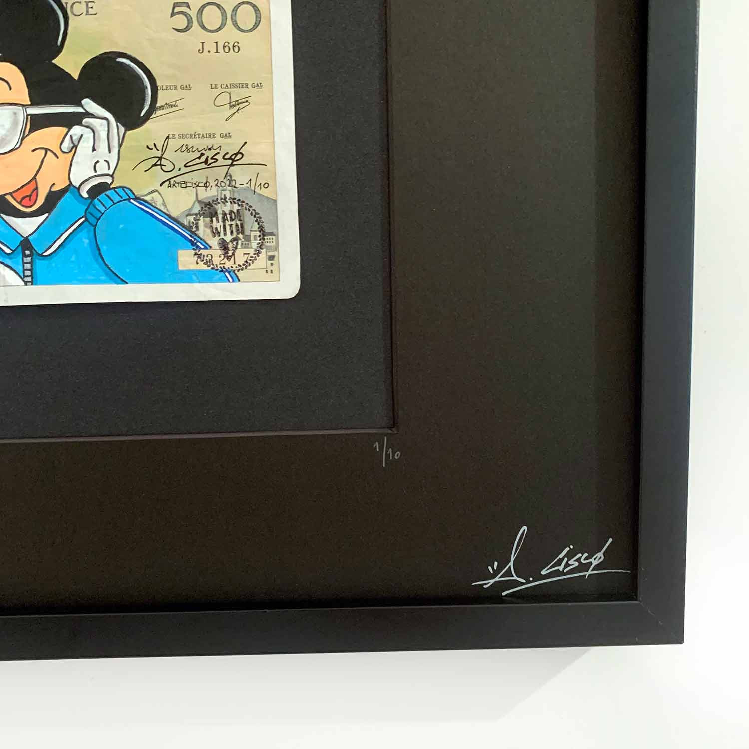 Cisco, Mickey street, peinture - Galerie de vente et d’achat d’art contemporain en ligne Artalistic
