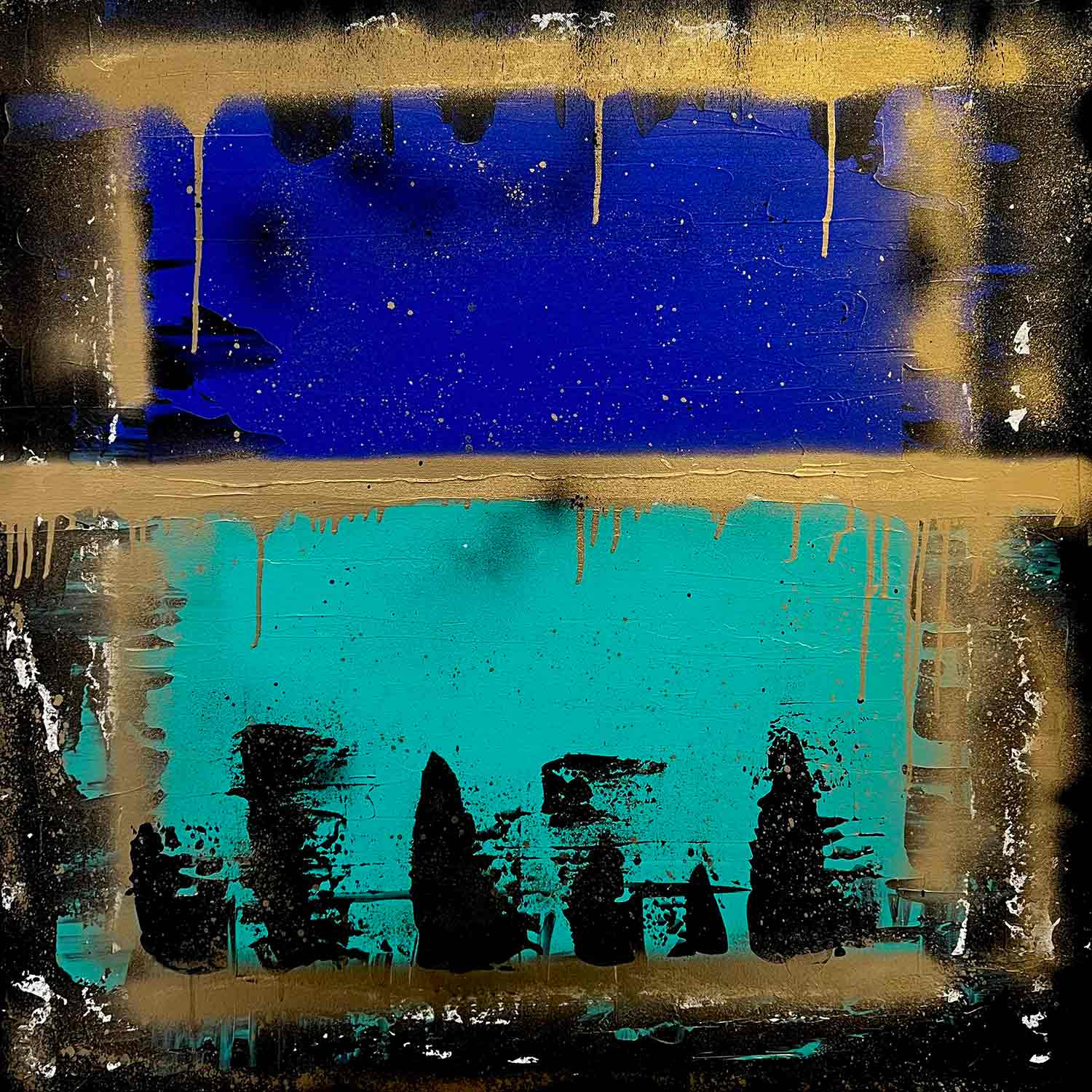 Ludivine Evrard Benoits, Crépuscule, peinture - Galerie de vente et d’achat d’art contemporain en ligne Artalistic