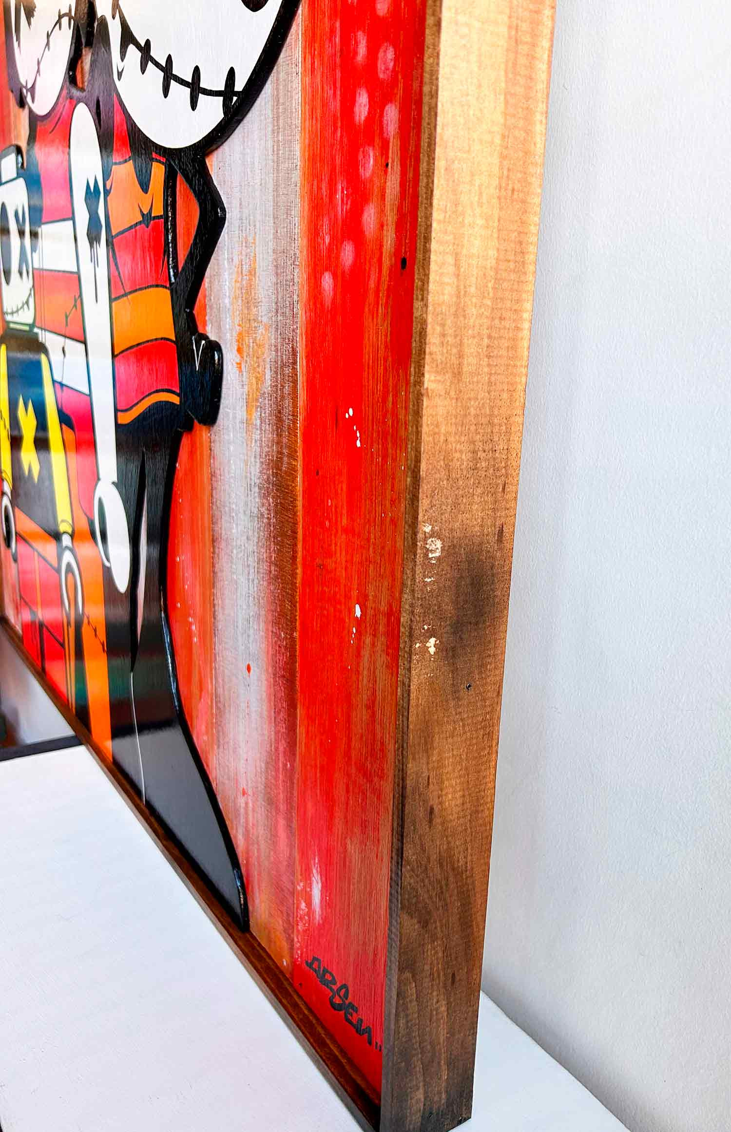 Arsen, Sacrée triplette, peinture - Galerie de vente et d’achat d’art contemporain en ligne Artalistic