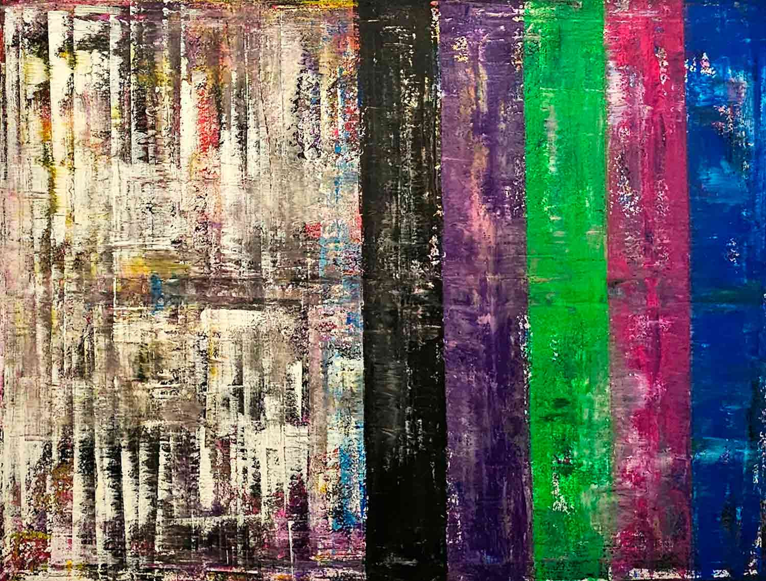 M.Garcia, Driftwood, peinture - Galerie de vente et d’achat d’art contemporain en ligne Artalistic