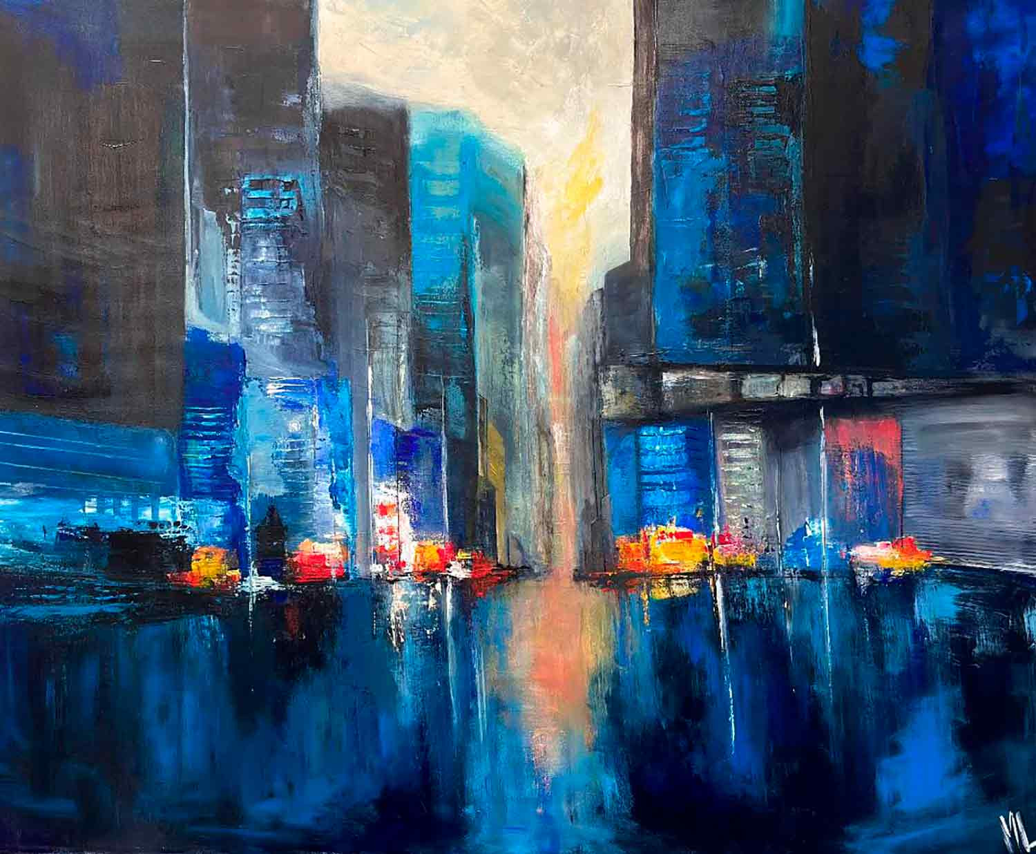 Marie Line Robert, Ailleurs, peinture - Galerie de vente et d’achat d’art contemporain en ligne Artalistic