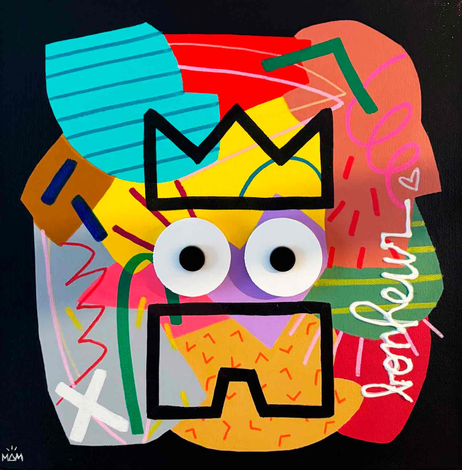 Mam, bonheur, peinture - Galerie de vente et d’achat d’art contemporain en ligne Artalistic