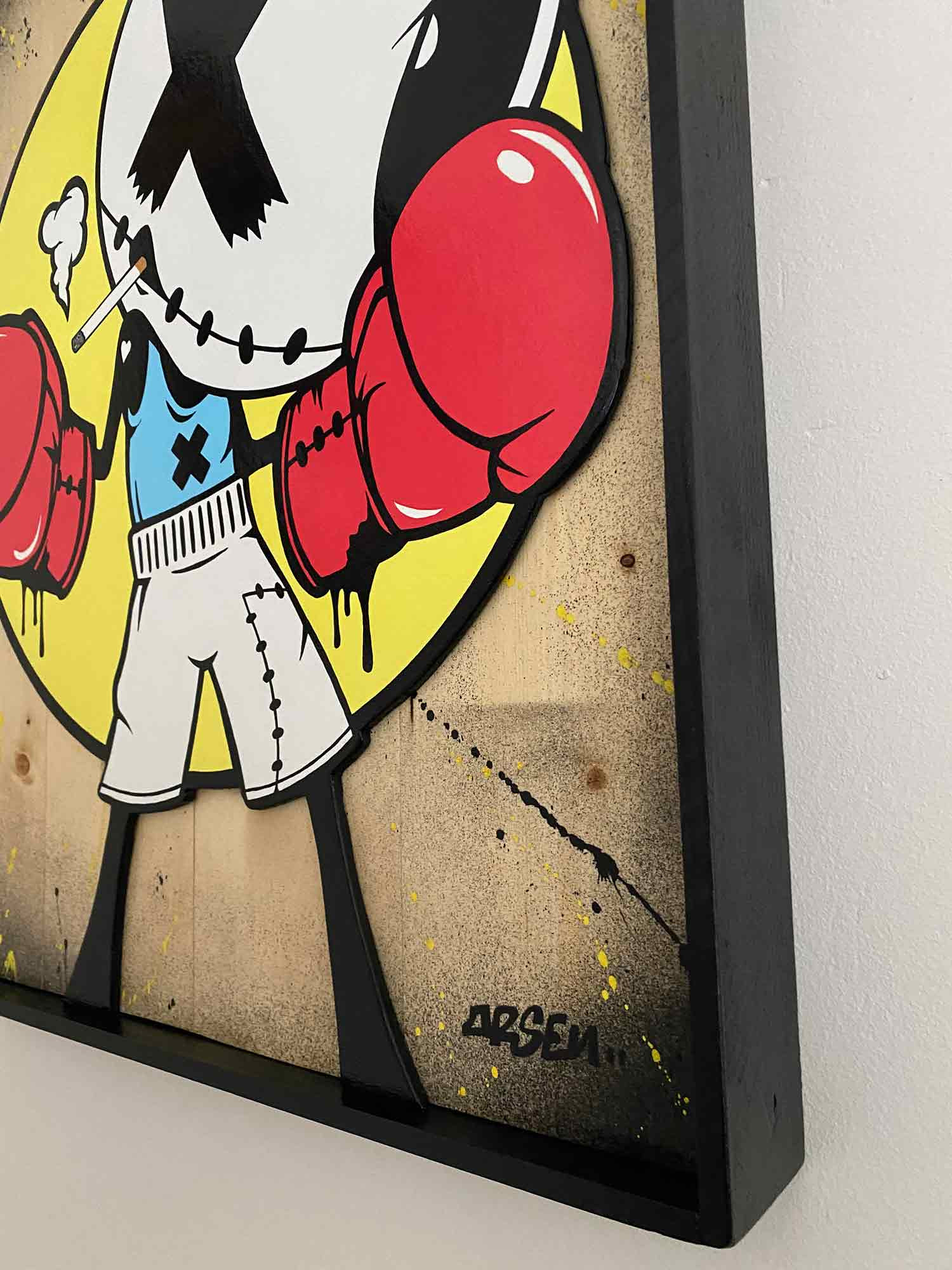 Arsen, Mister Punch, peinture - Galerie de vente et d’achat d’art contemporain en ligne Artalistic