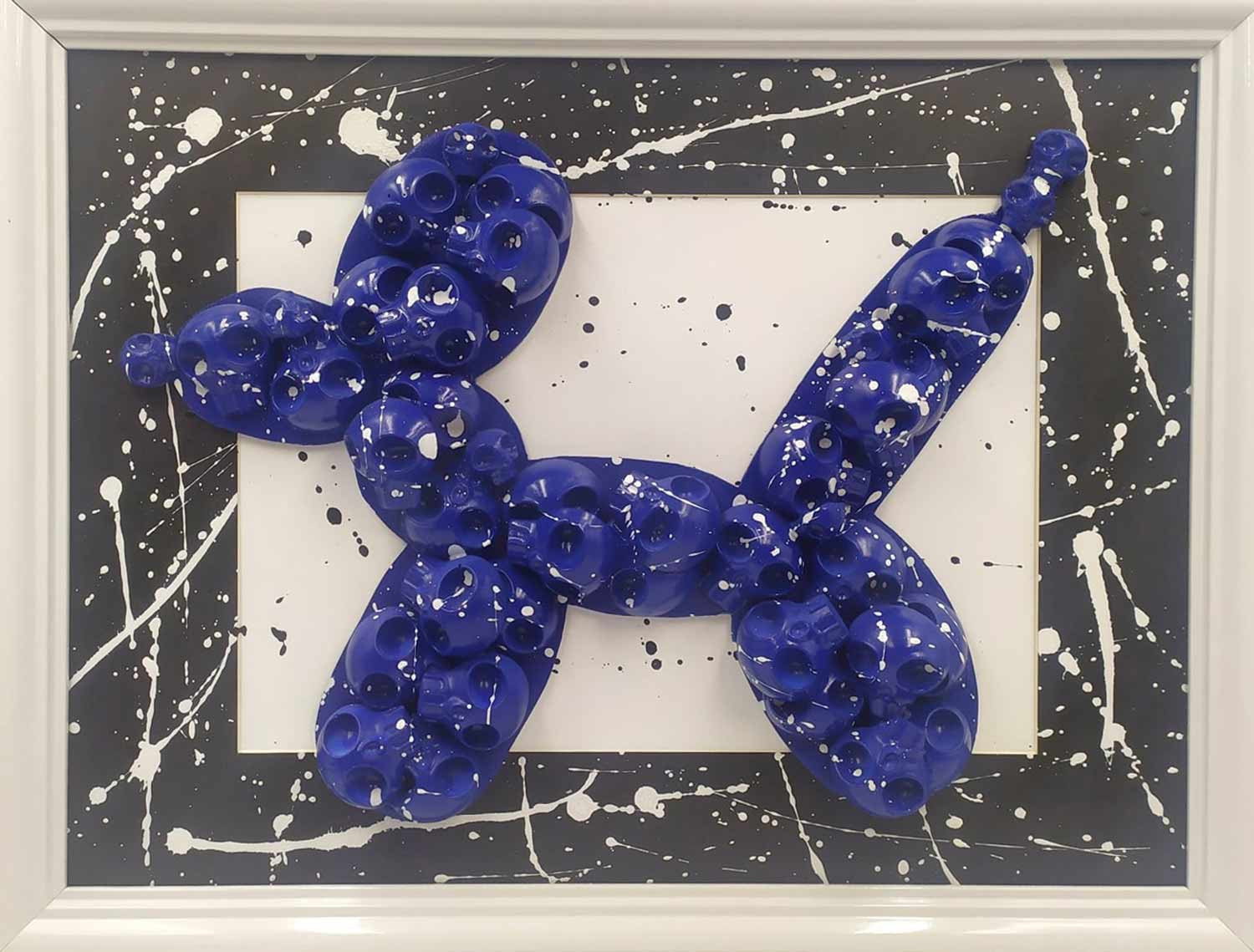 VL, Koonsskull blue, peinture - Galerie de vente et d’achat d’art contemporain en ligne Artalistic