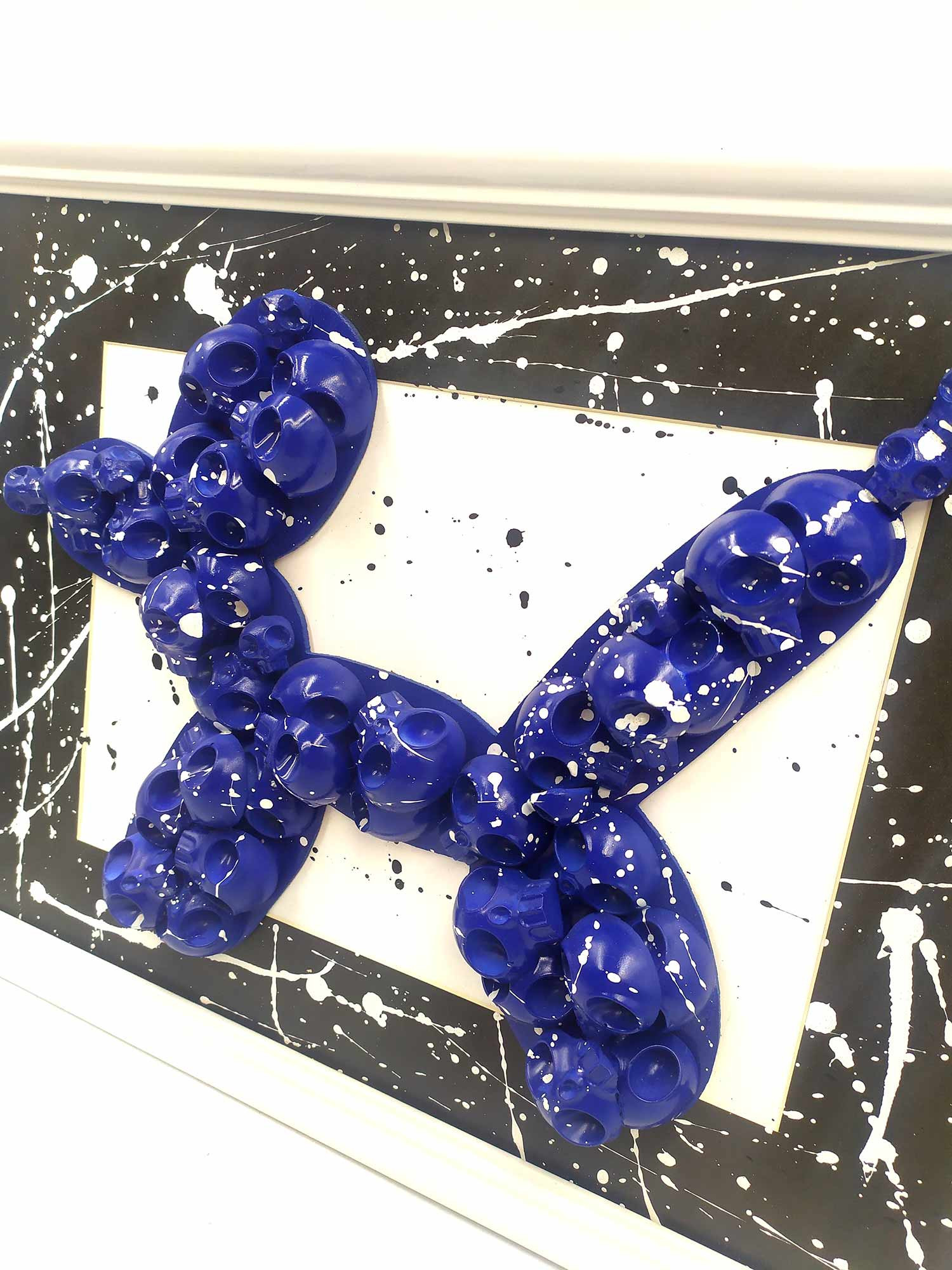 VL, Koonsskull blue, peinture - Galerie de vente et d’achat d’art contemporain en ligne Artalistic