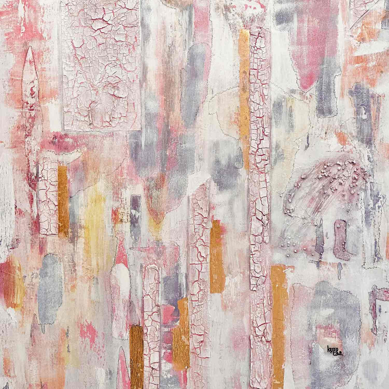 Kesso, L'autre monde, peinture - Galerie de vente et d’achat d’art contemporain en ligne Artalistic