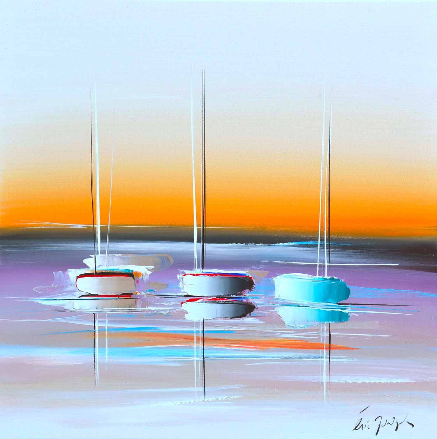 Eric Munsch, Aube d'été, peinture - Galerie de vente et d’achat d’art contemporain en ligne Artalistic