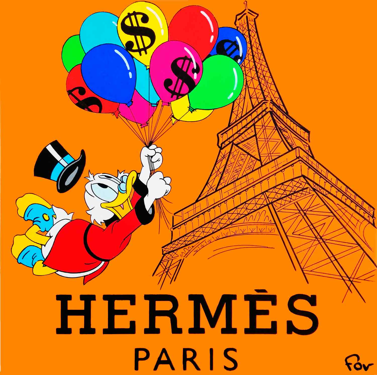 Fov, Picsou, peinture - Galerie de vente et d’achat d’art contemporain en ligne Artalistic