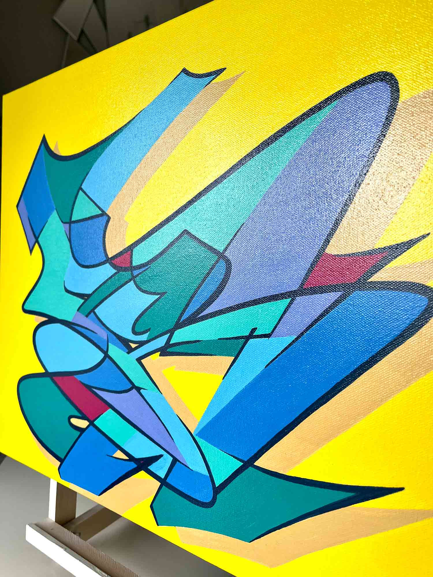 Aero, Drisme 5, peinture - Galerie de vente et d’achat d’art contemporain en ligne Artalistic