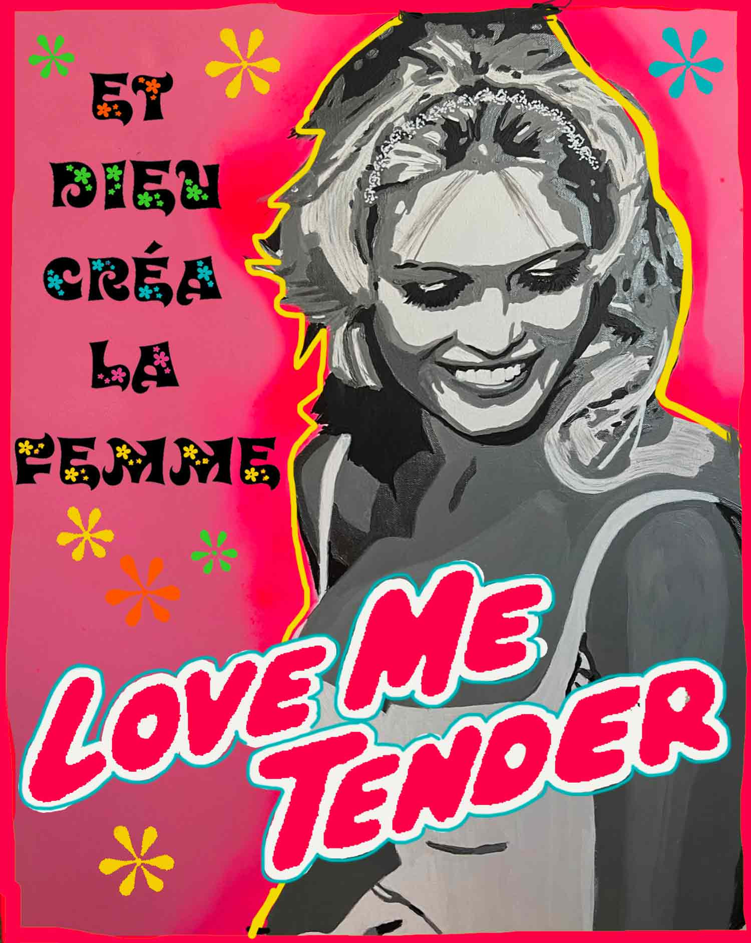 Jo y Posso, BB, peinture - Galerie de vente et d’achat d’art contemporain en ligne Artalistic