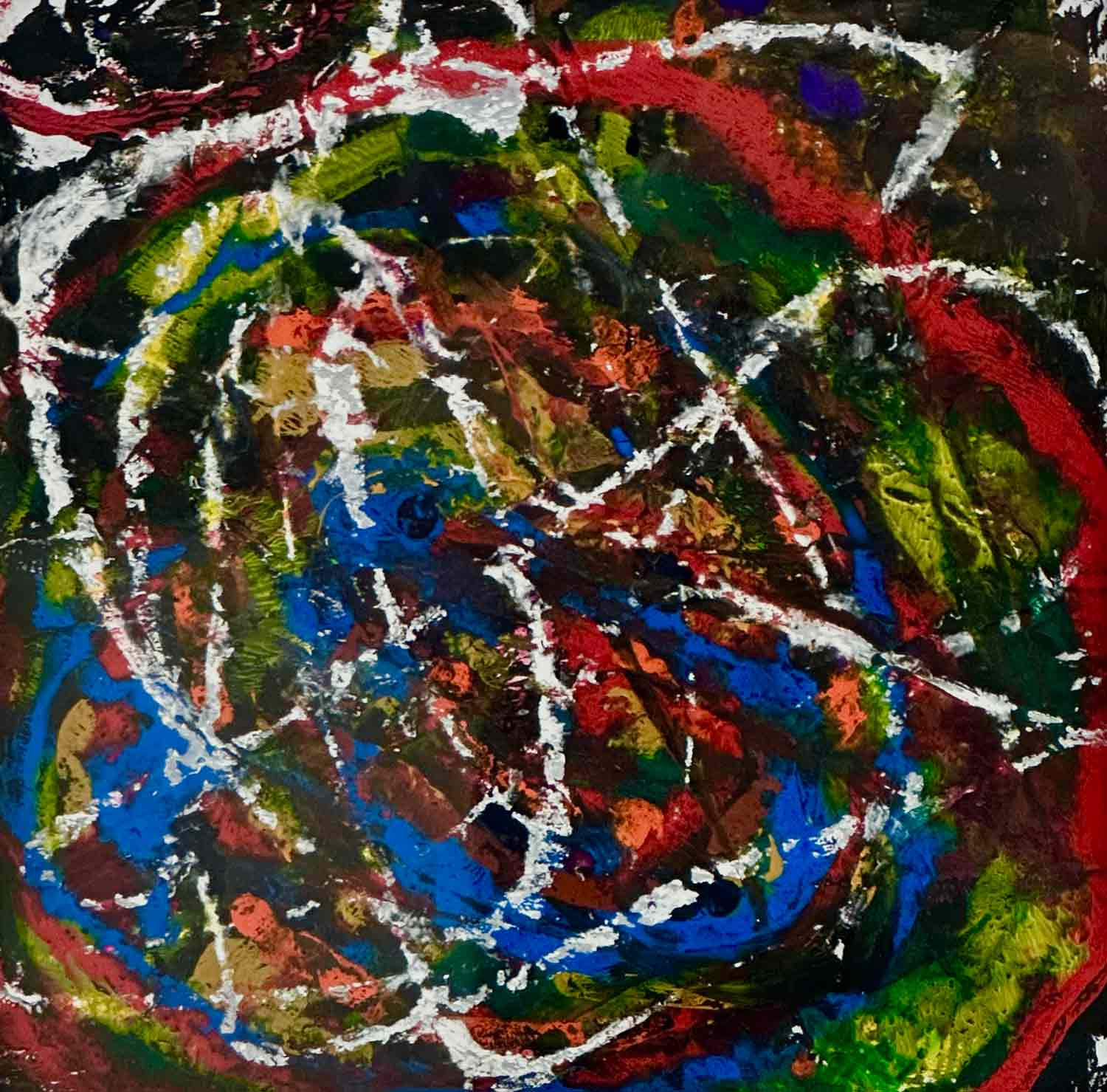 Vio, Stormy colours outside, peinture - Galerie de vente et d’achat d’art contemporain en ligne Artalistic