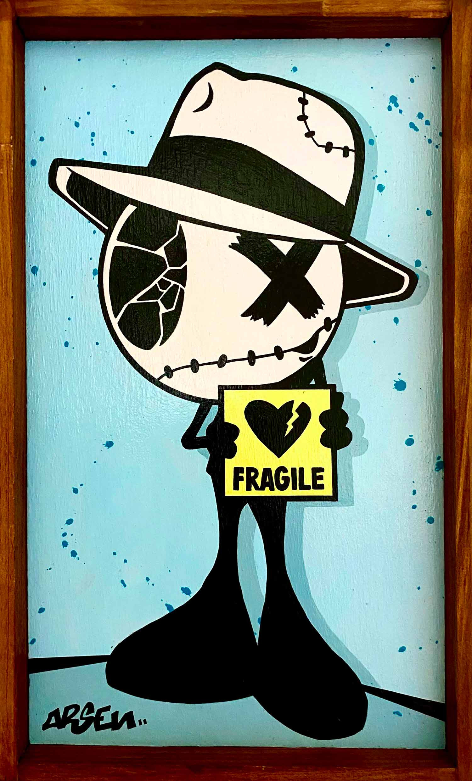 Arsen, Mot de coeur, peinture - Galerie de vente et d’achat d’art contemporain en ligne Artalistic