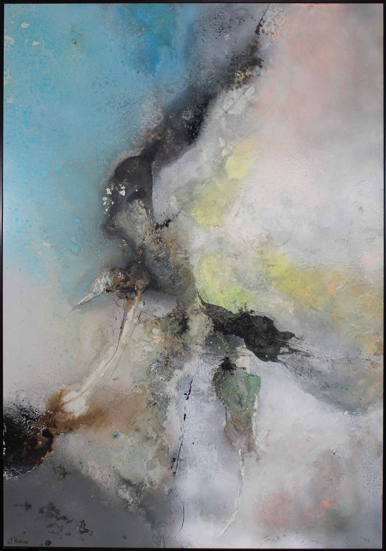 Gil Hanrion, Abstraction 13, peinture - Galerie de vente et d’achat d’art contemporain en ligne Artalistic