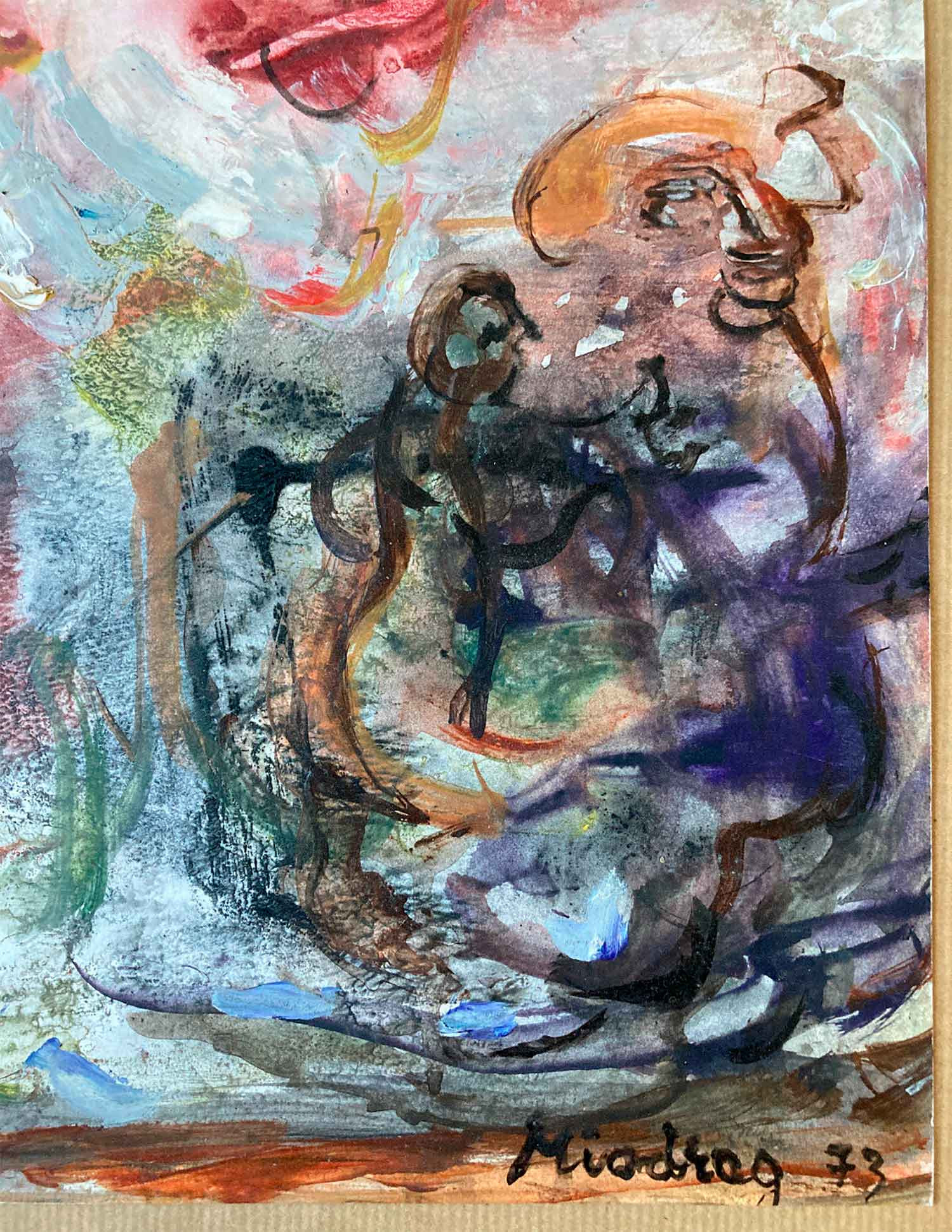 Miodrag Dordevic, composition, peinture - Galerie de vente et d’achat d’art contemporain en ligne Artalistic