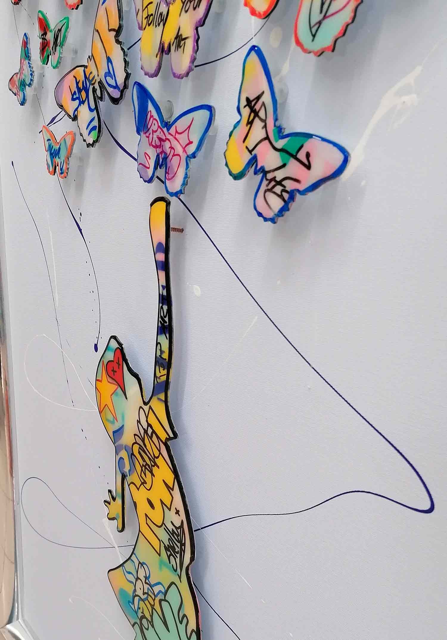 Shelby, Butterfly flight, peinture - Galerie de vente et d’achat d’art contemporain en ligne Artalistic