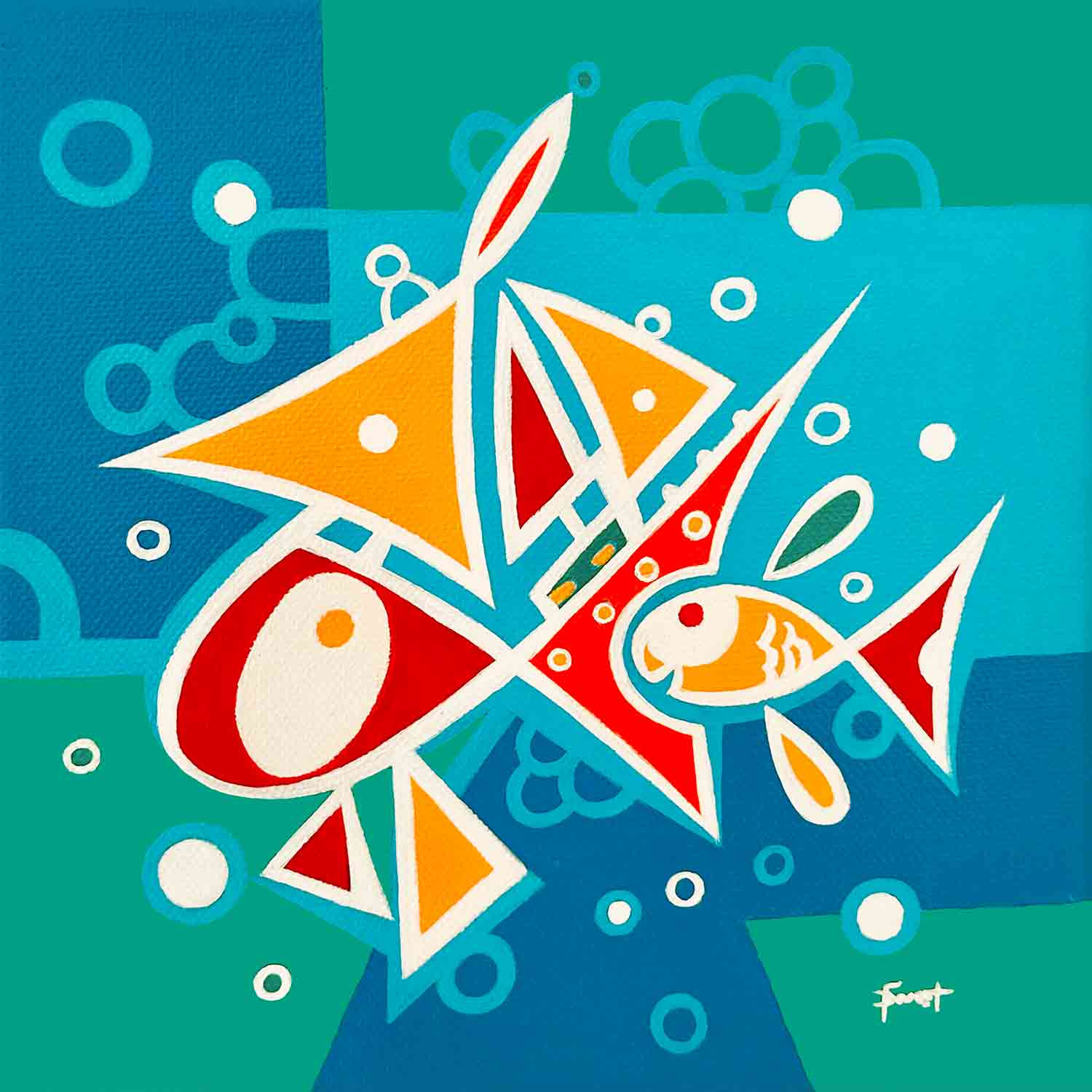 Pascal Gondet, Pilou, peinture - Galerie de vente et d’achat d’art contemporain en ligne Artalistic