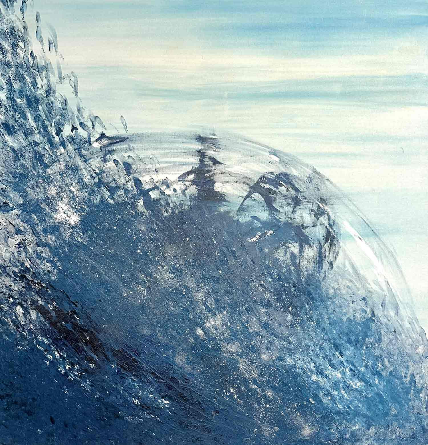 Marie Lauzier, splash, peinture - Galerie de vente et d’achat d’art contemporain en ligne Artalistic