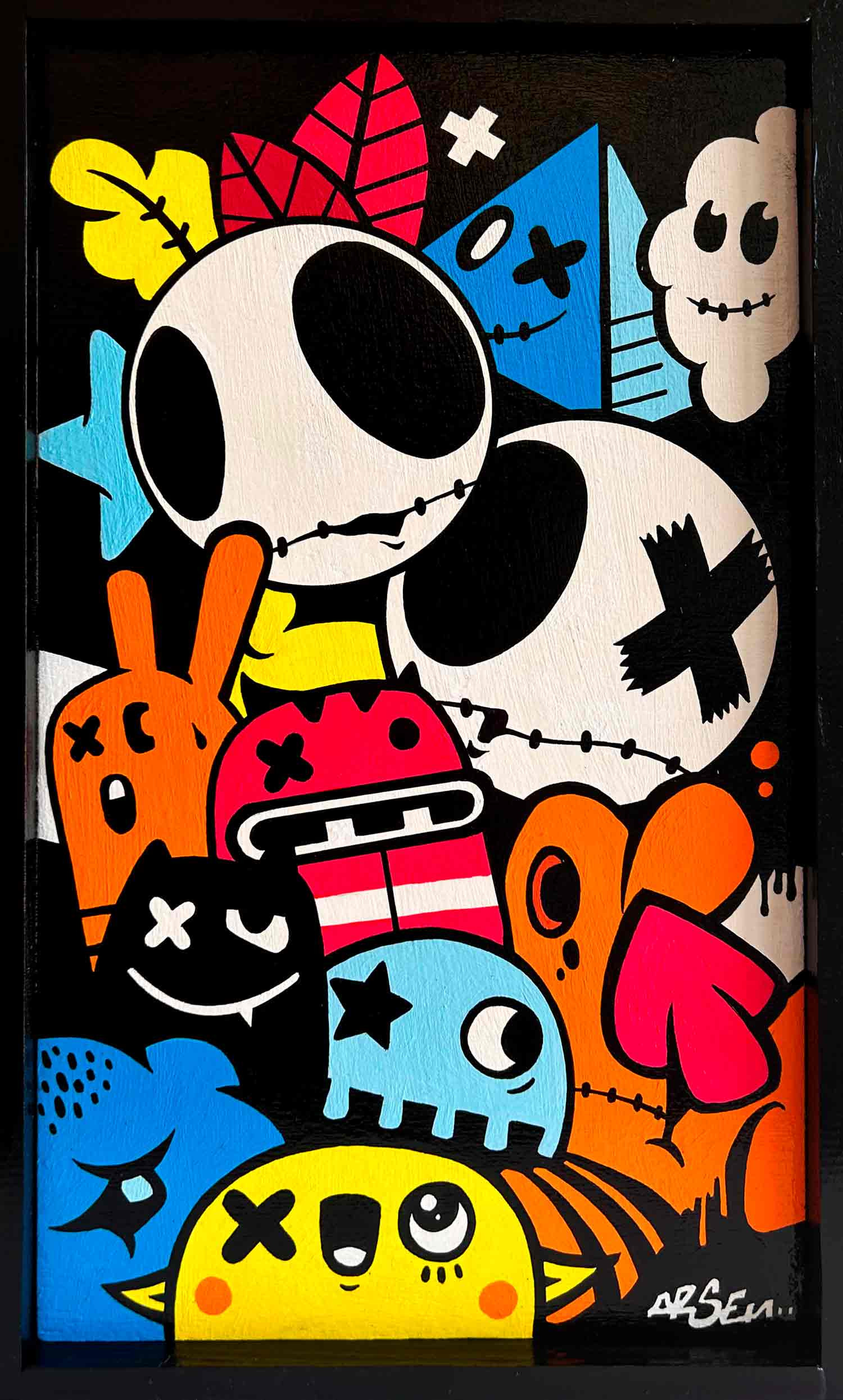 Arsen, Fourmillement, peinture - Galerie de vente et d’achat d’art contemporain en ligne Artalistic