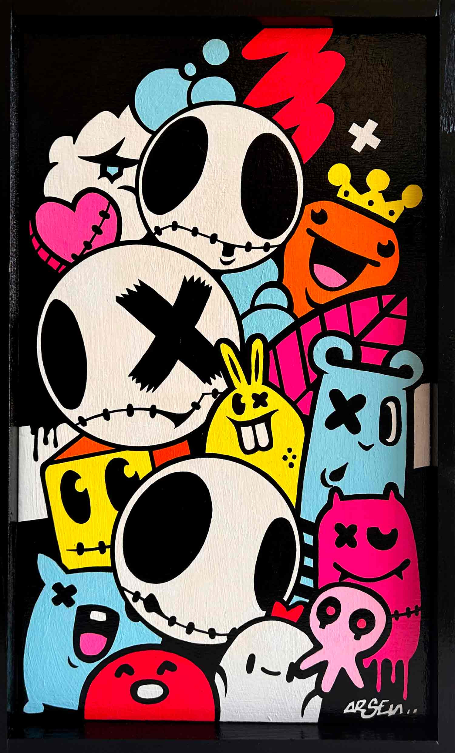 Arsen, Grouillement, peinture - Galerie de vente et d’achat d’art contemporain en ligne Artalistic