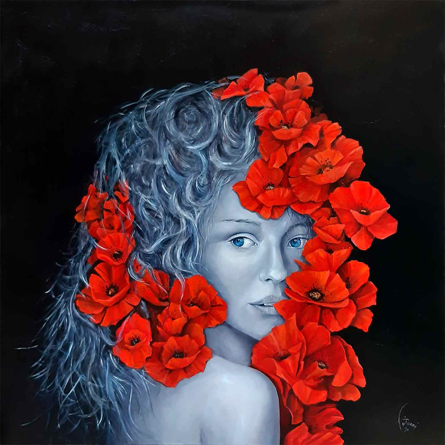 Bruno Feitussi, Effleure moi, peinture - Galerie de vente et d’achat d’art contemporain en ligne Artalistic
