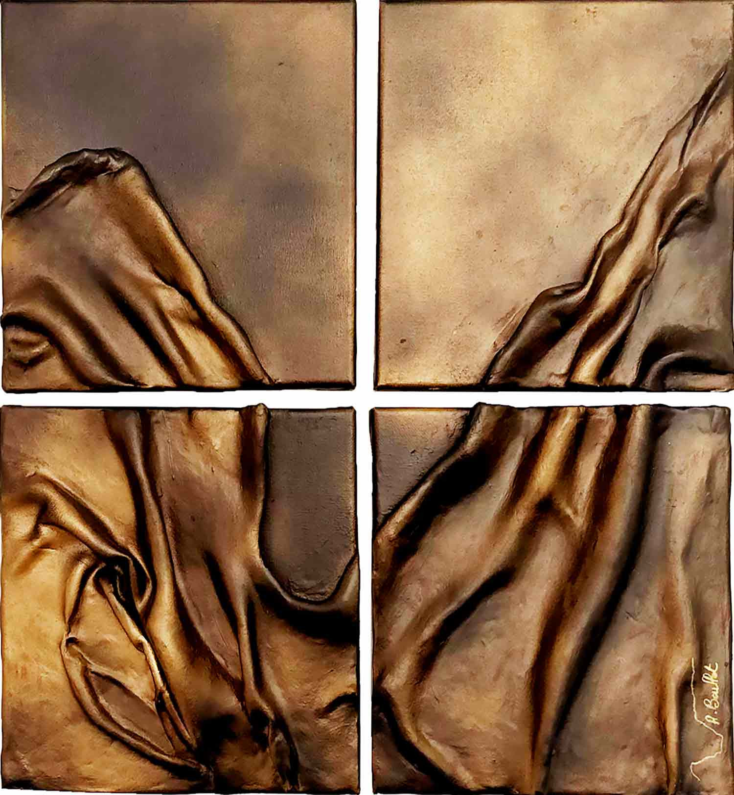 Aline Boullot, courbes du changement, peinture - Galerie de vente et d’achat d’art contemporain en ligne Artalistic