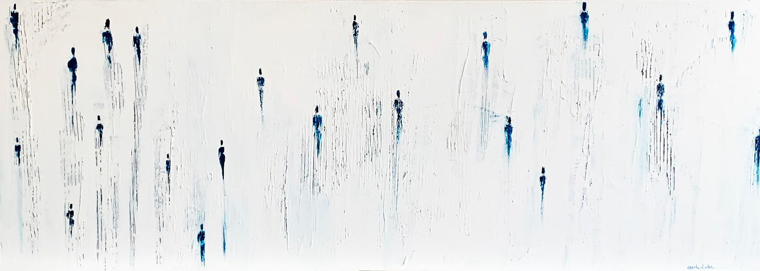 Agathe Daher, Ascension, peinture - Galerie de vente et d’achat d’art contemporain en ligne Artalistic