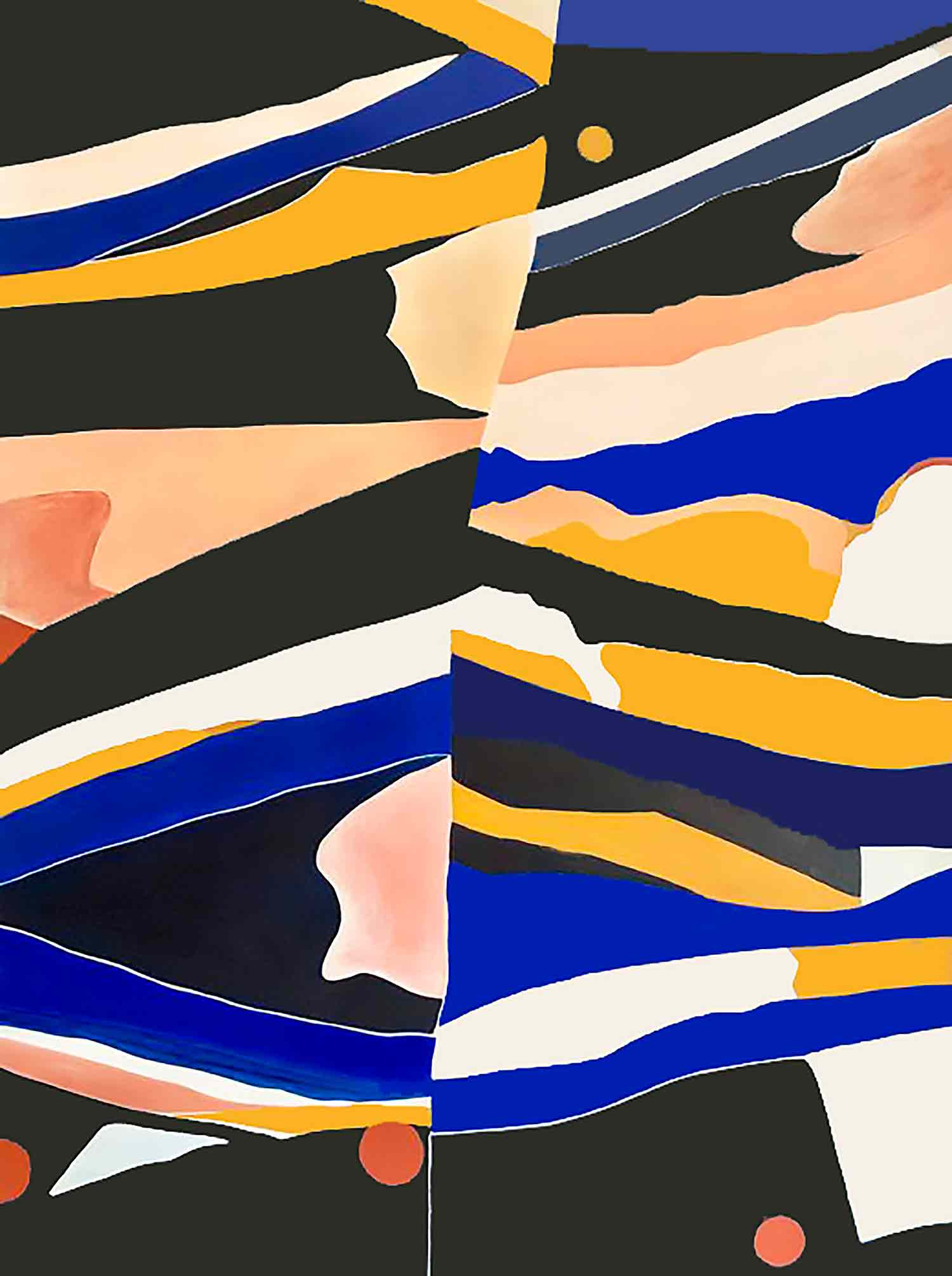 Agathe Daher, Imbriquée, peinture - Galerie de vente et d’achat d’art contemporain en ligne Artalistic
