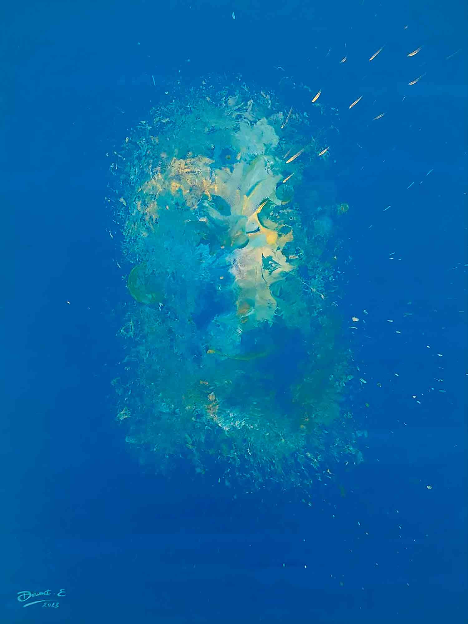 Elise Dousset, Nébuleuse, peinture - Galerie de vente et d’achat d’art contemporain en ligne Artalistic