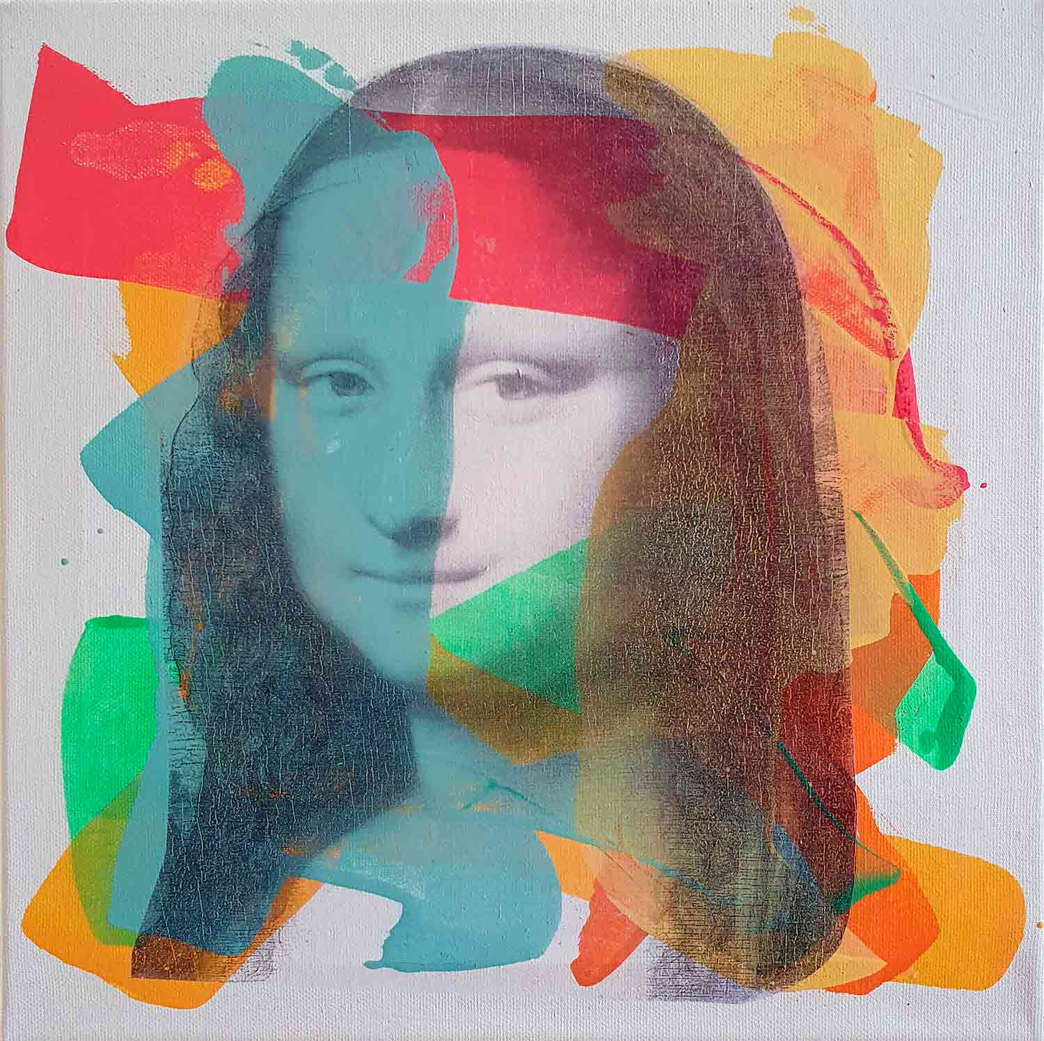 PyB, Joconde Pop, peinture - Galerie de vente et d’achat d’art contemporain en ligne Artalistic