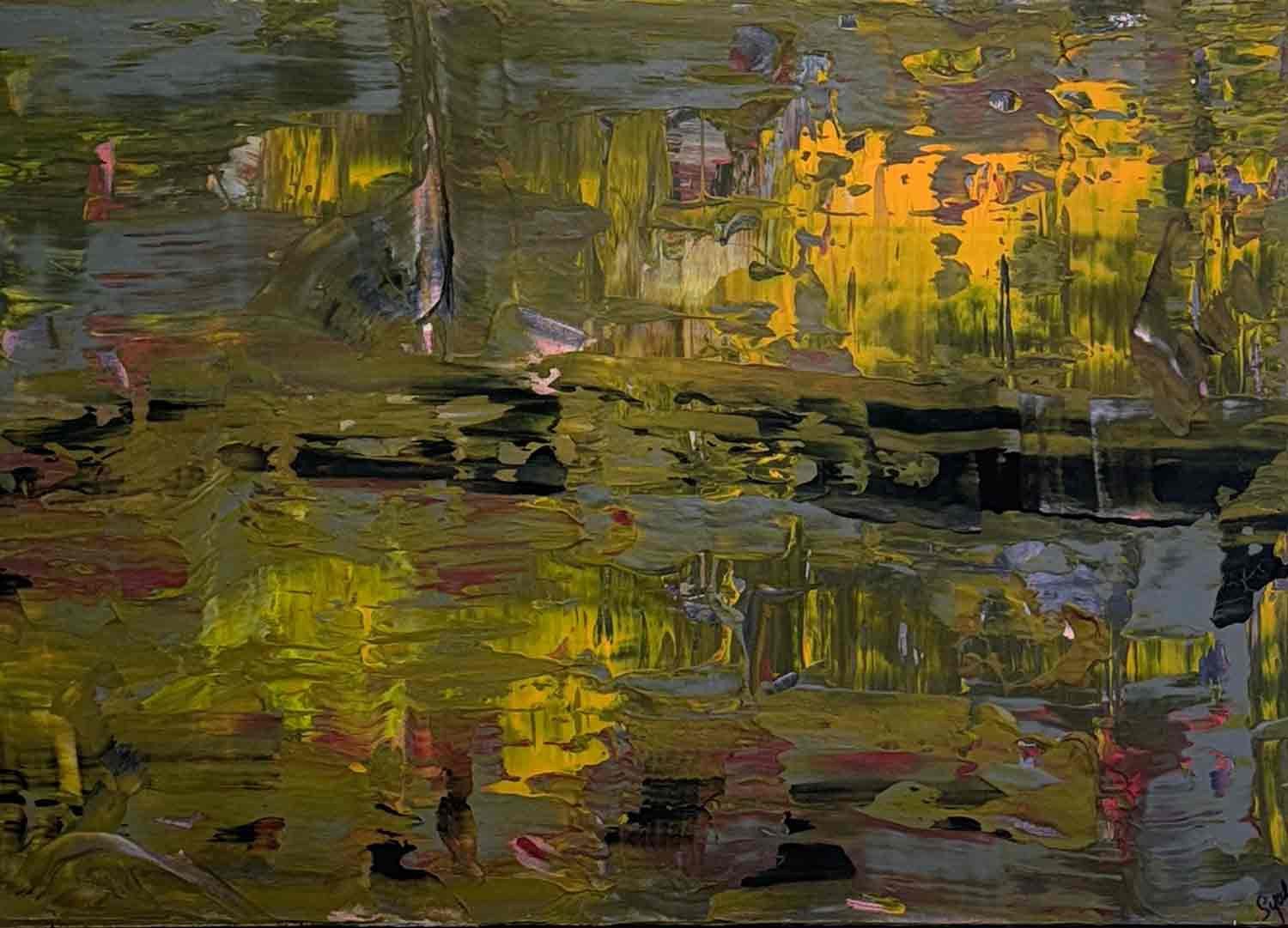 Syal, Soleil levant, peinture - Galerie de vente et d’achat d’art contemporain en ligne Artalistic