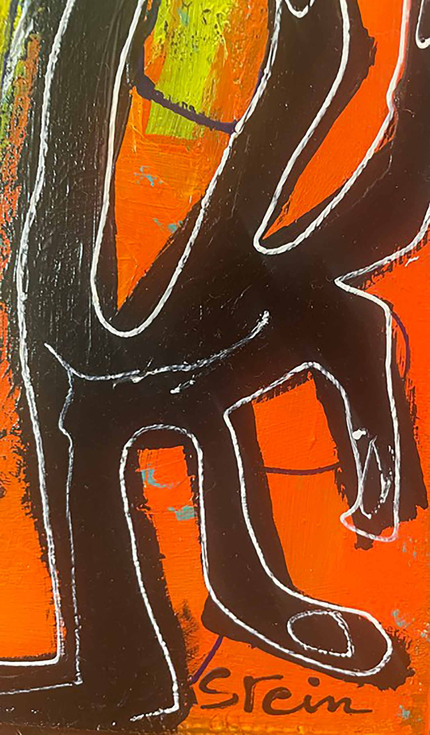 Eric Stein, Juste attendre, peinture - Galerie de vente et d’achat d’art contemporain en ligne Artalistic