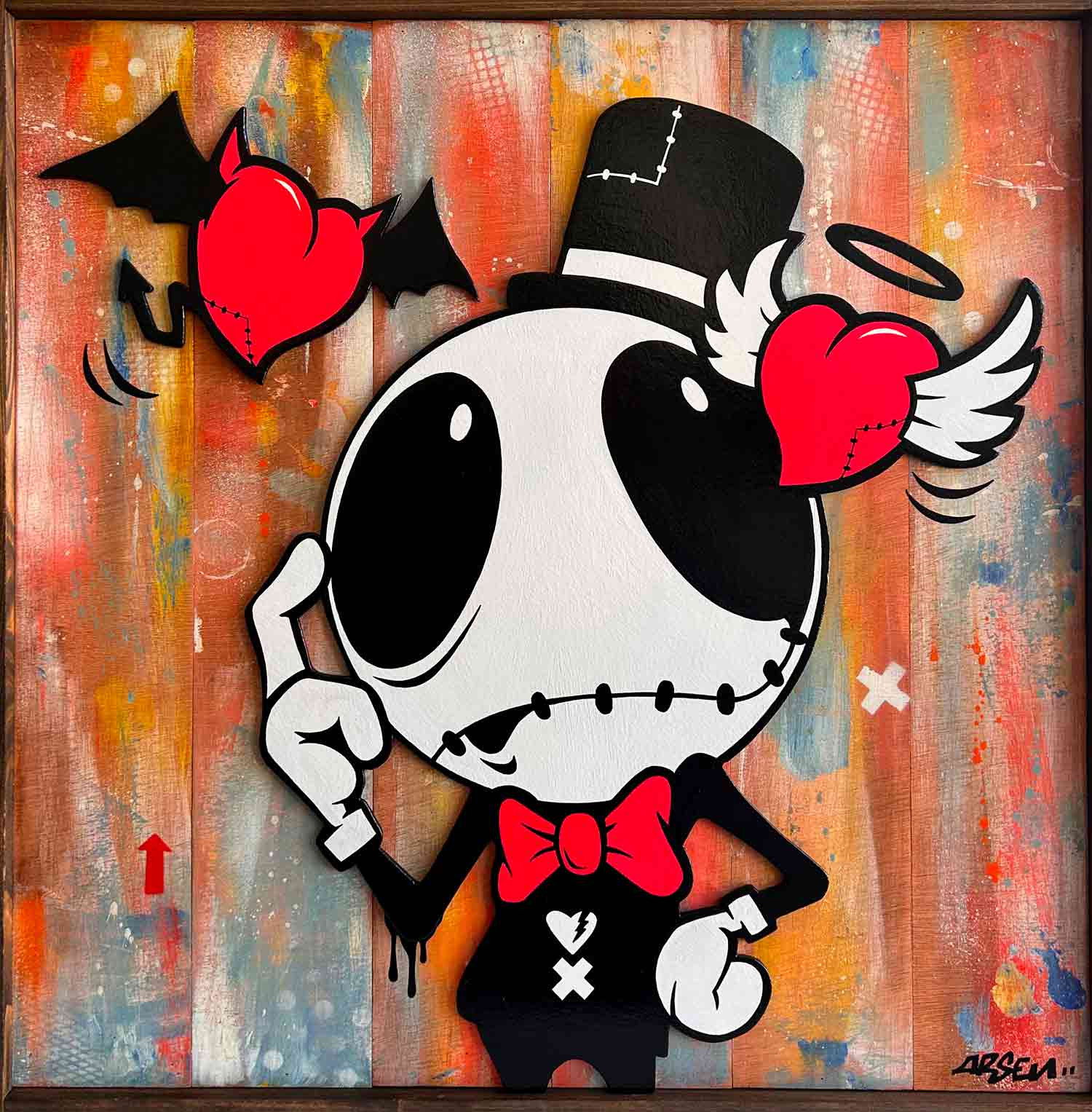 Arsen, Perplexe, peinture - Galerie de vente et d’achat d’art contemporain en ligne Artalistic