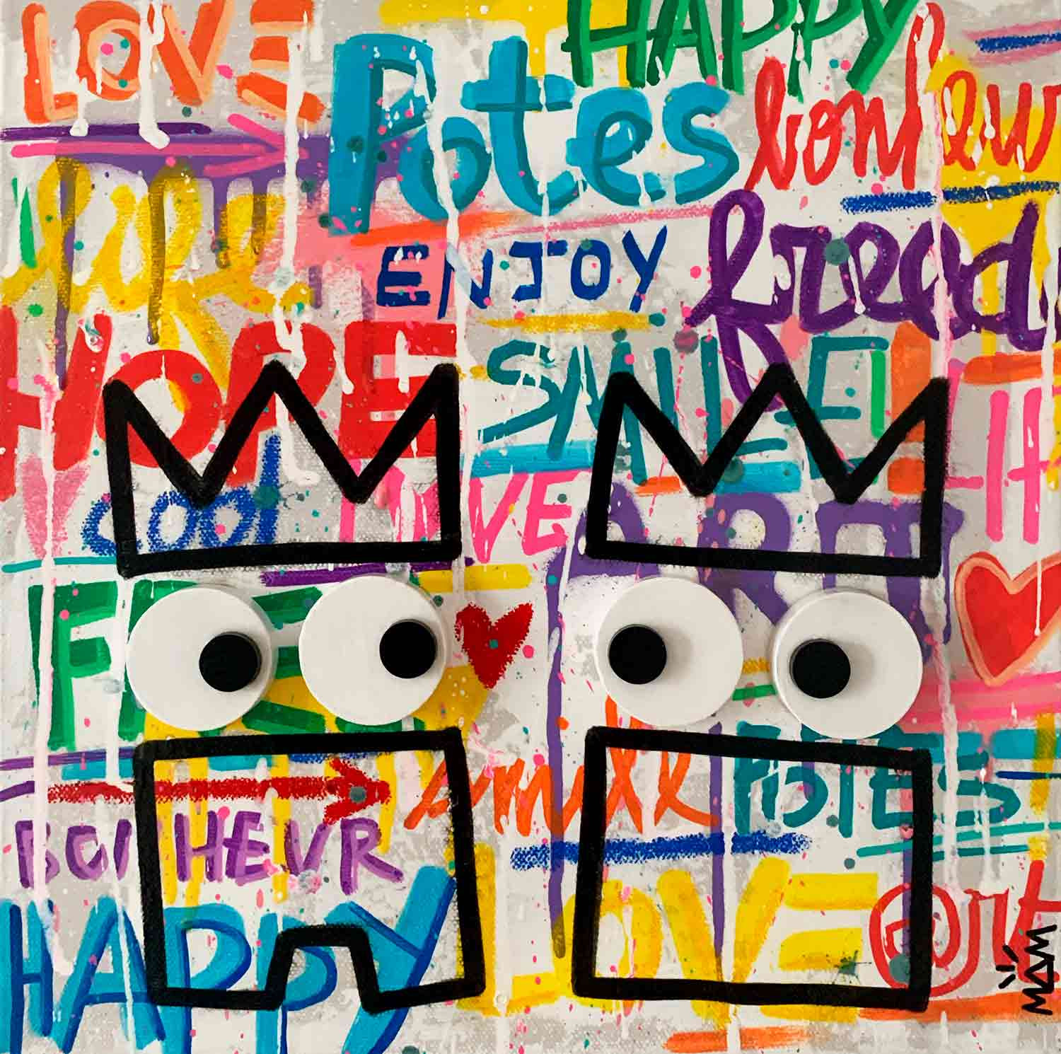 Mam, Love Potes, peinture - Galerie de vente et d’achat d’art contemporain en ligne Artalistic