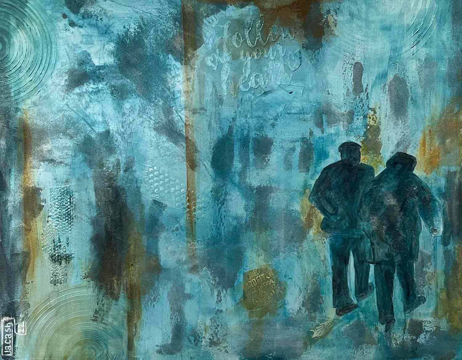 Jacash, Follow your heart, peinture - Galerie de vente et d’achat d’art contemporain en ligne Artalistic