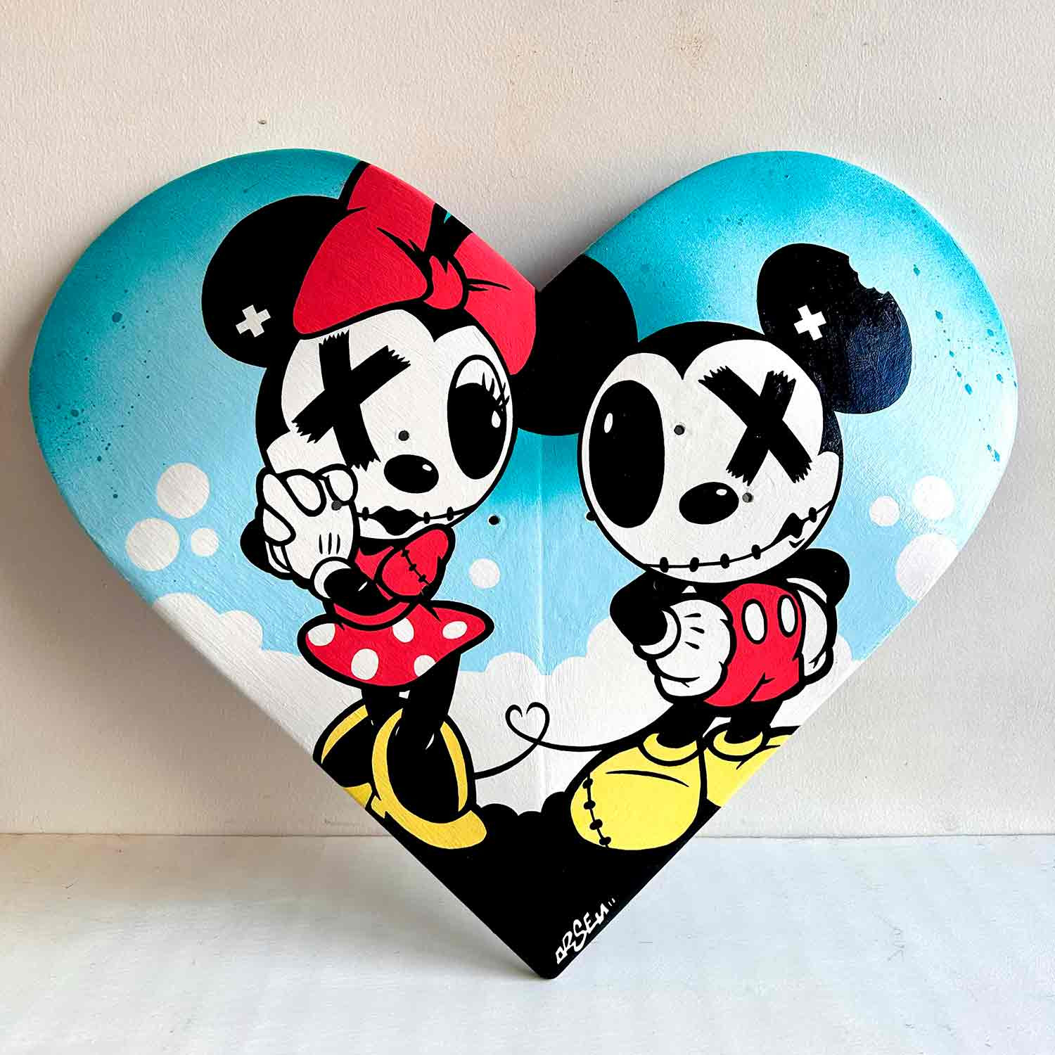Arsen, Zamoureux, peinture - Galerie de vente et d’achat d’art contemporain en ligne Artalistic 