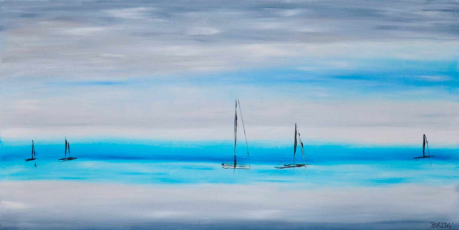 Bridg', Paisible, peinture - Galerie de vente et d’achat d’art contemporain en ligne Artalistic